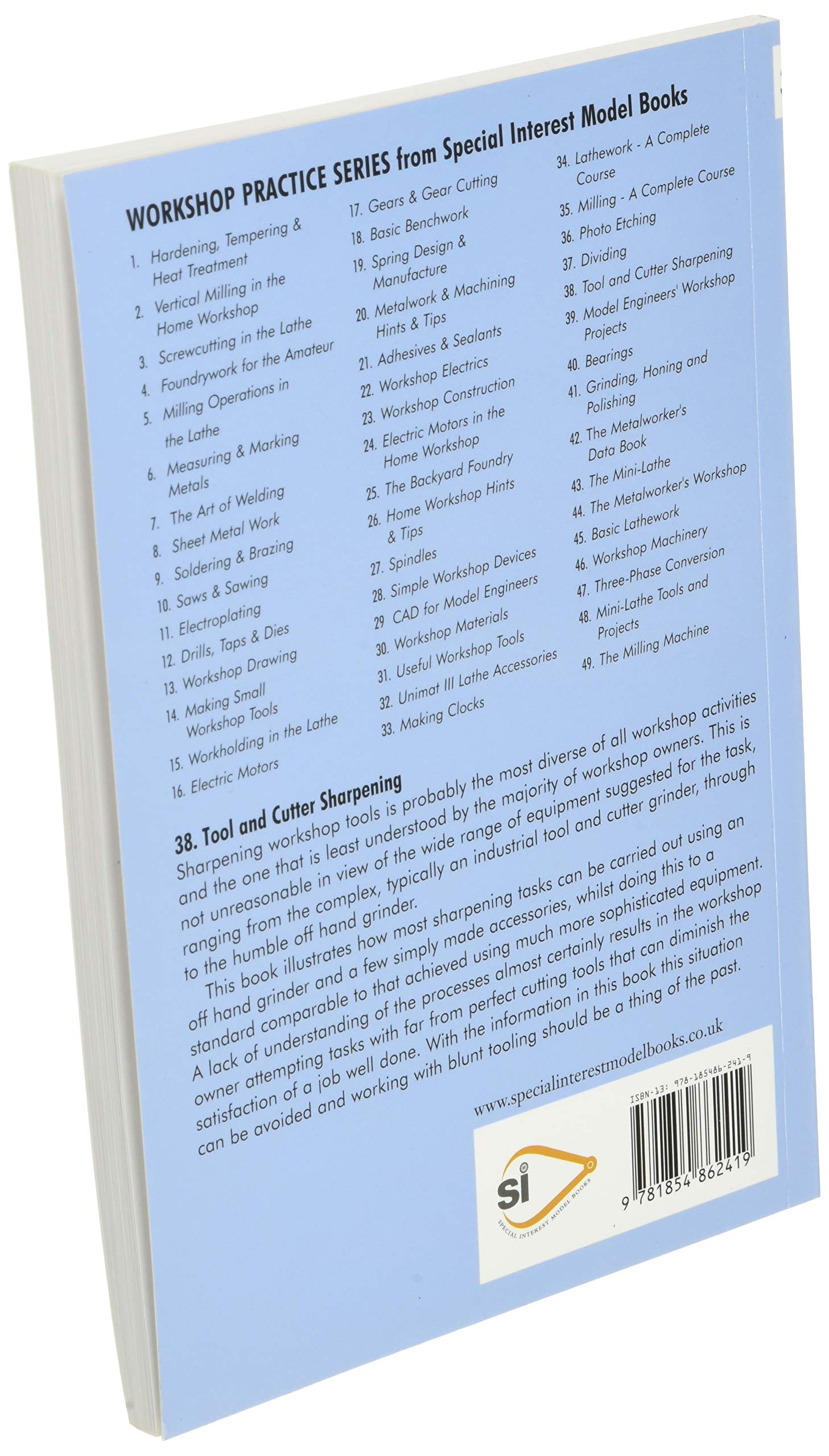 Tool & Cutter Sharpening (Workshop Practice) used book depot