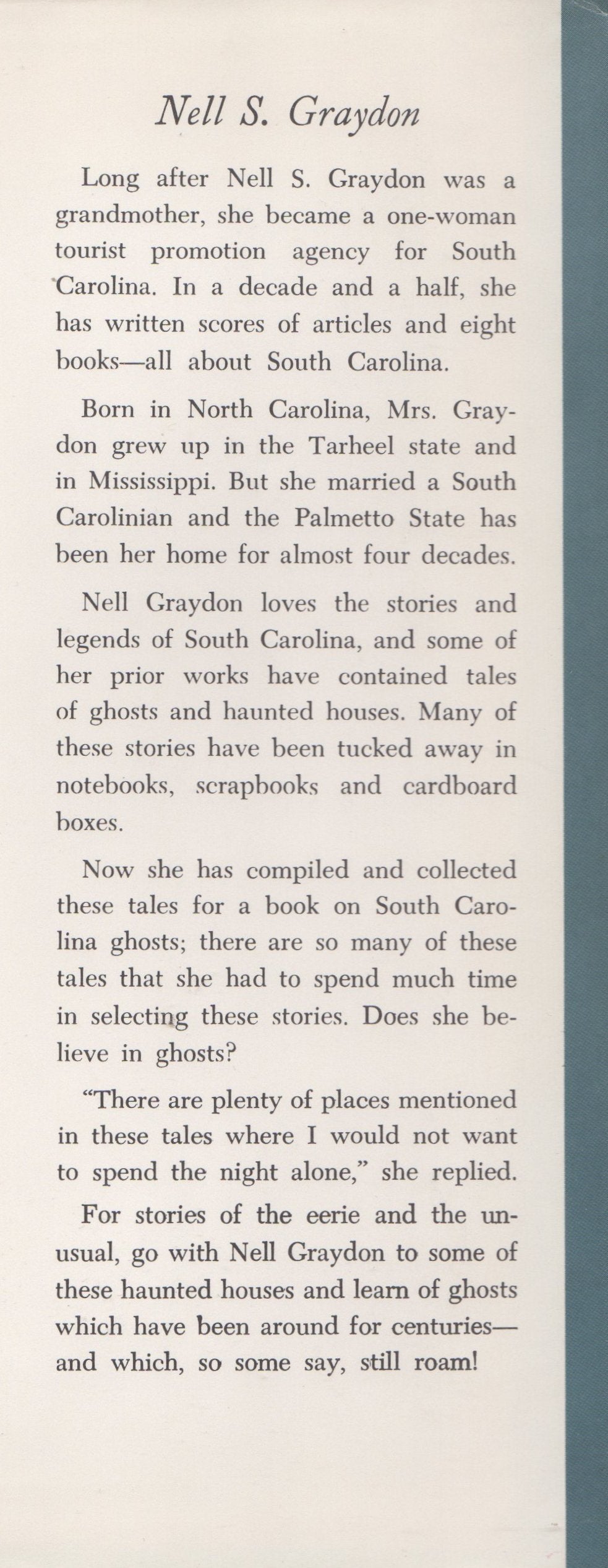 South Carolina Ghost Tales
