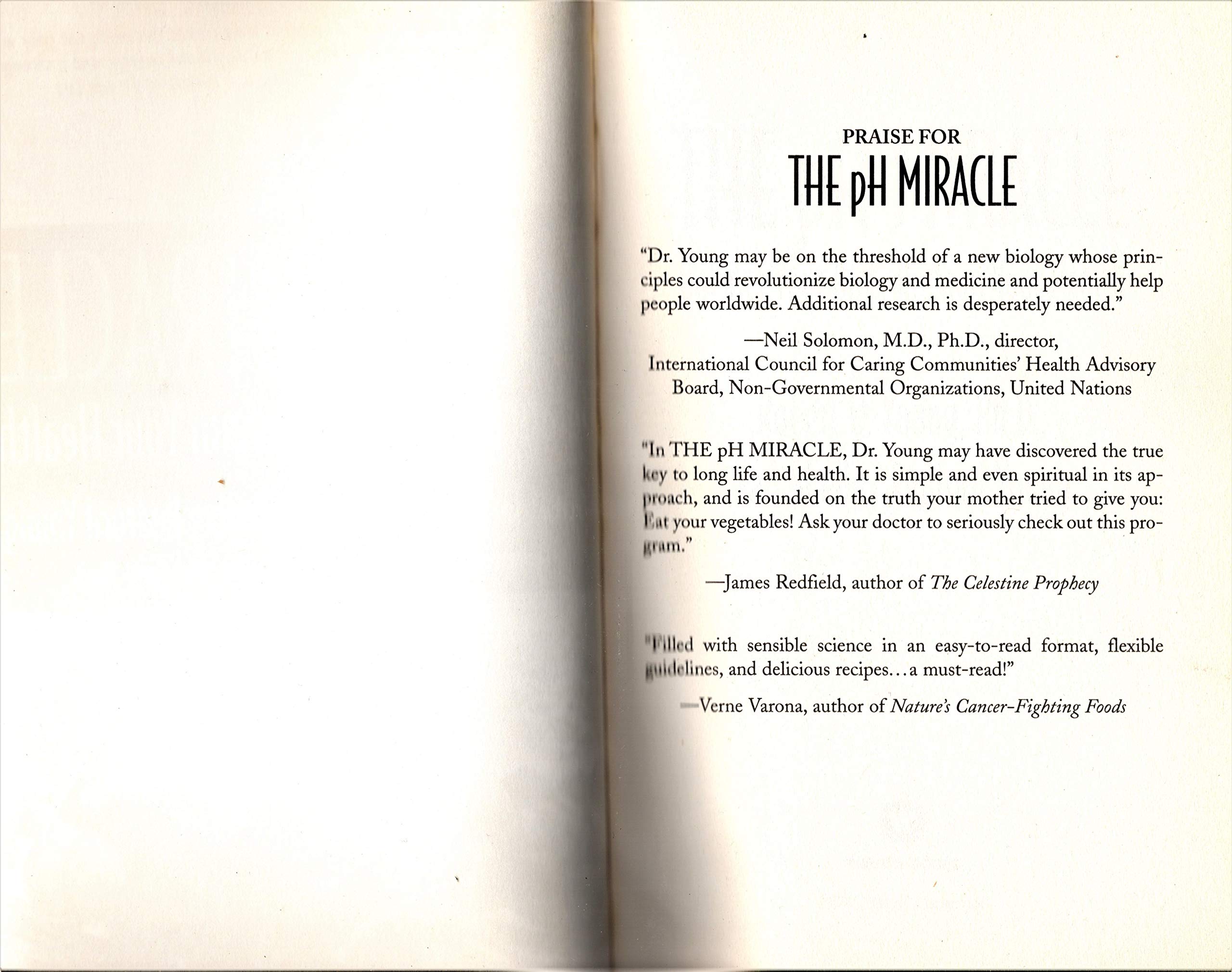 The pH Miracle: Balance Your Diet, Reclaim Your Health used book depot