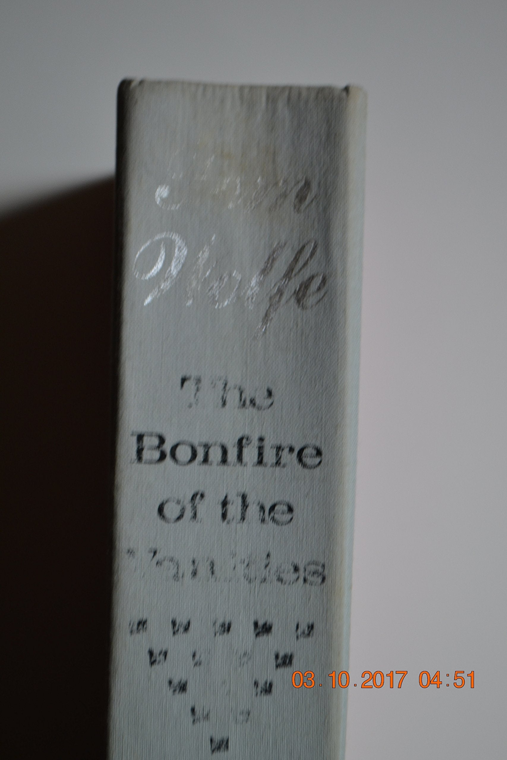 The Bonfire of The Vanities used book depot