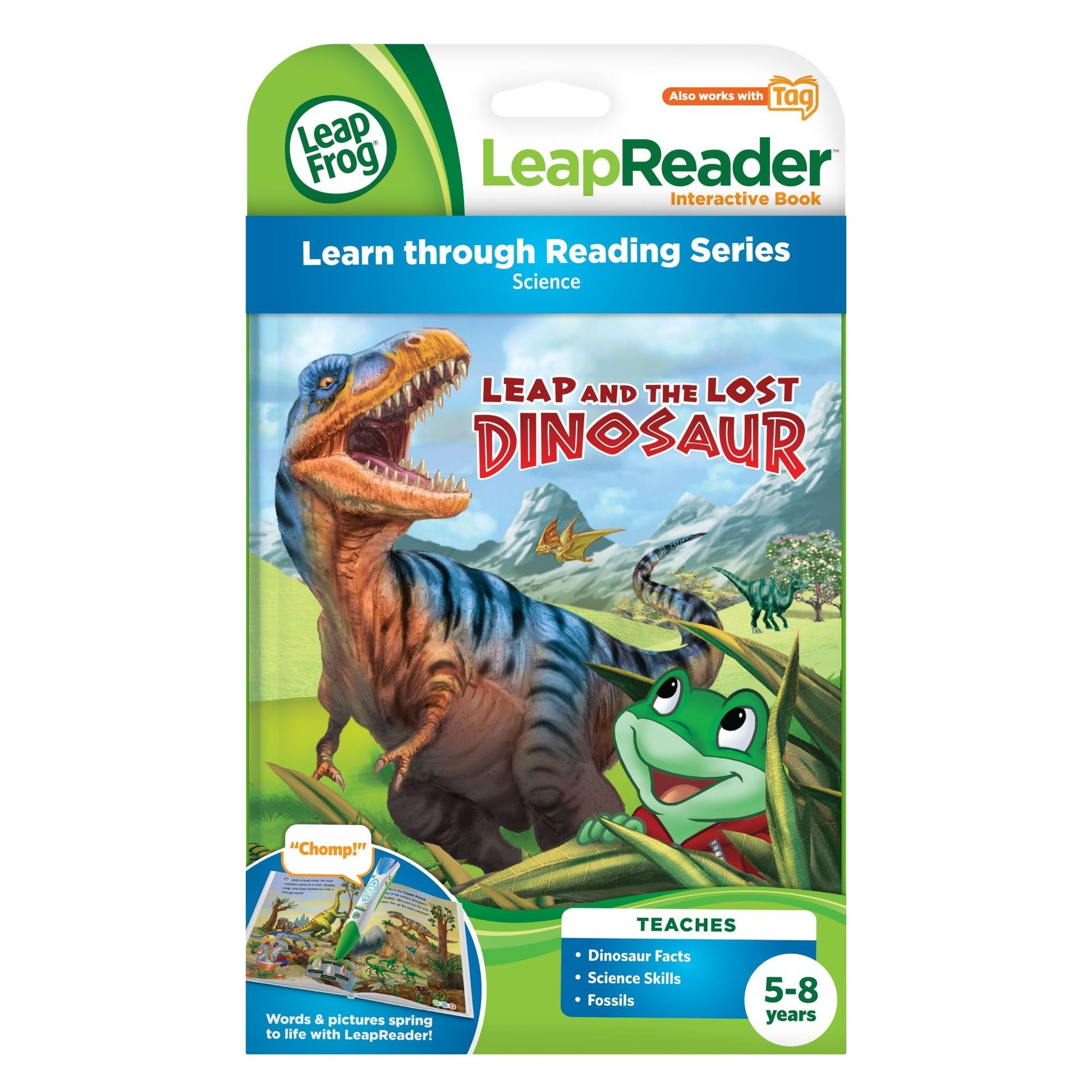 LeapFrog LeapReader Book: Leap and The Lost Dinosaur (Works with Tag) used book depot