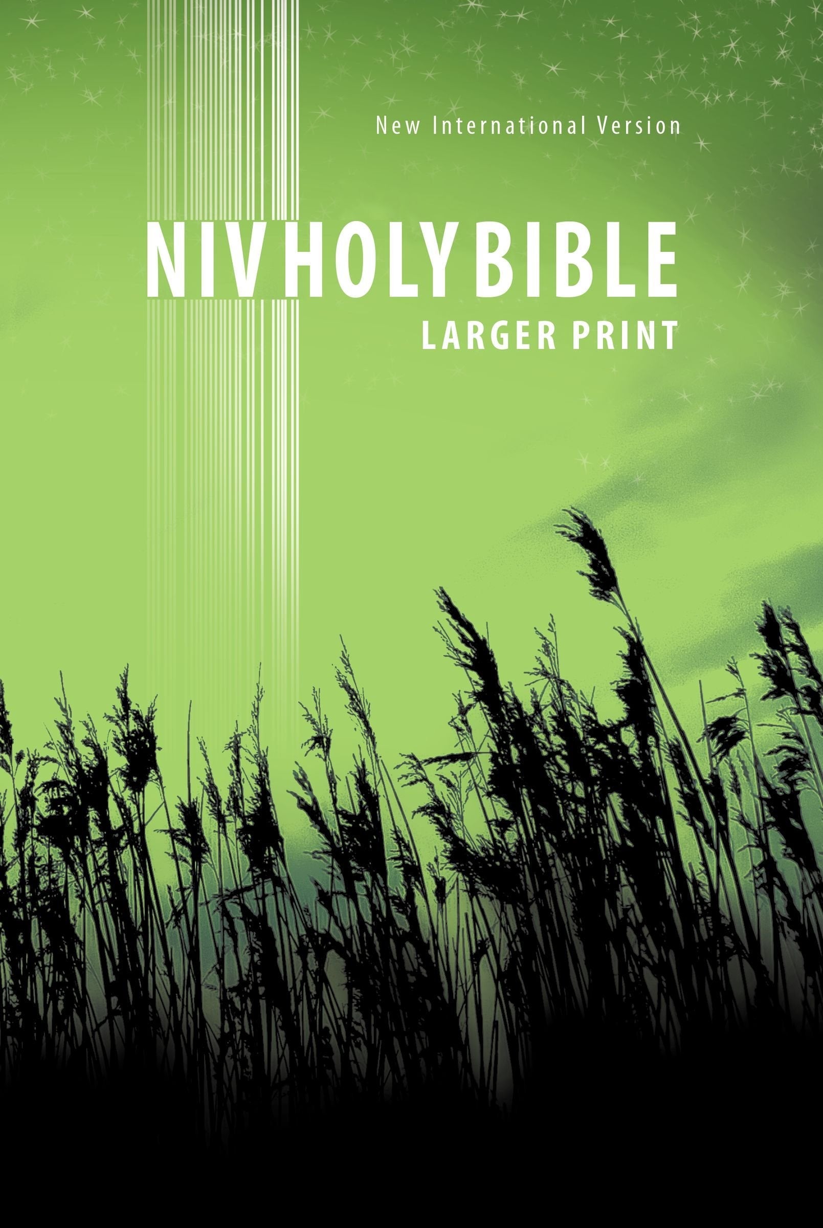 NIV, New Testament, Large Print, Paperback, Green used book depot