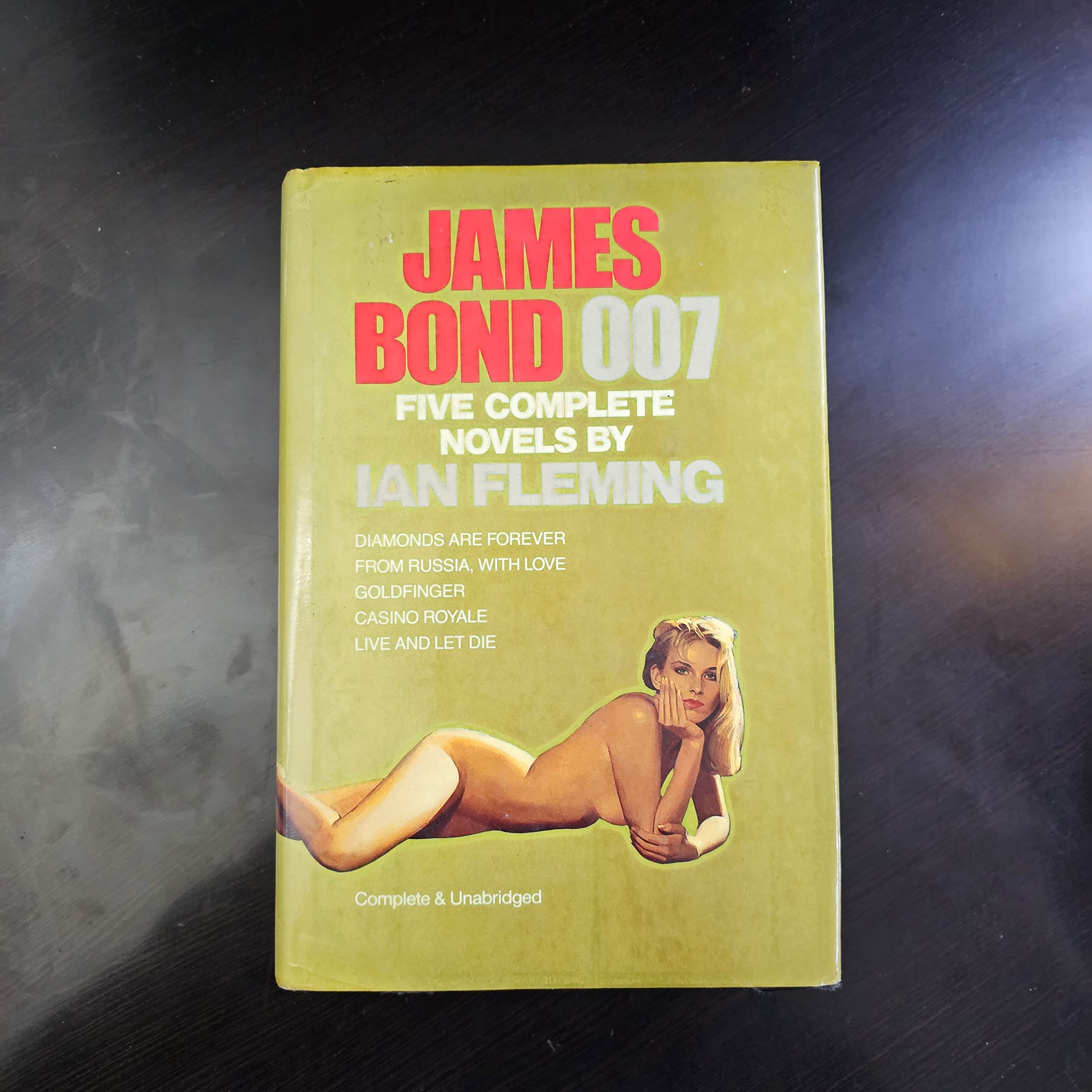James Bond 007: Diamonds Are Forever / From Russia with Love / Goldfinger / Casino Royale / Live and Let Die used book depot