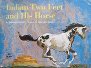 Indian Two Feet and his horse used book depot