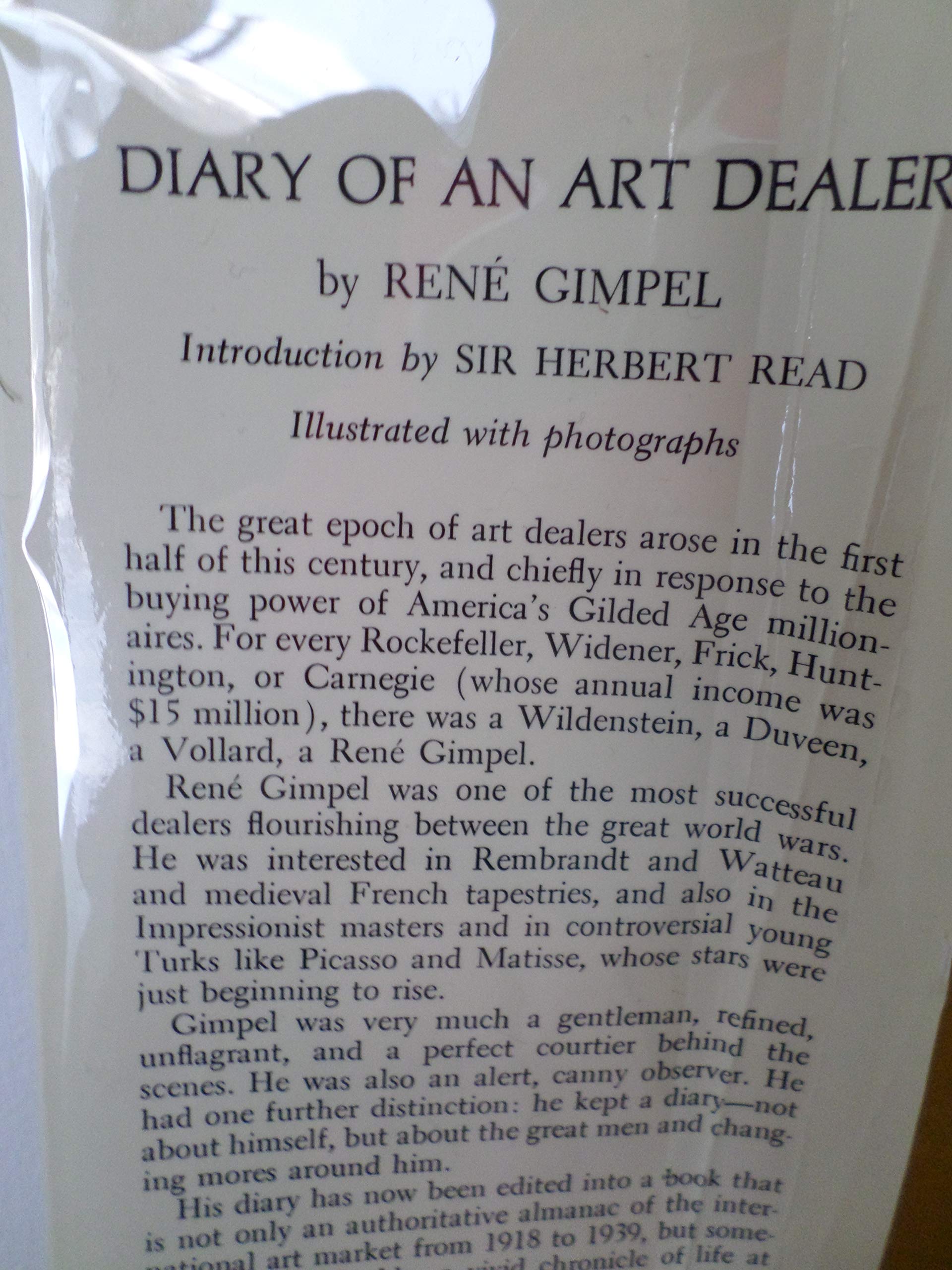 Diary of an art dealer used book depot