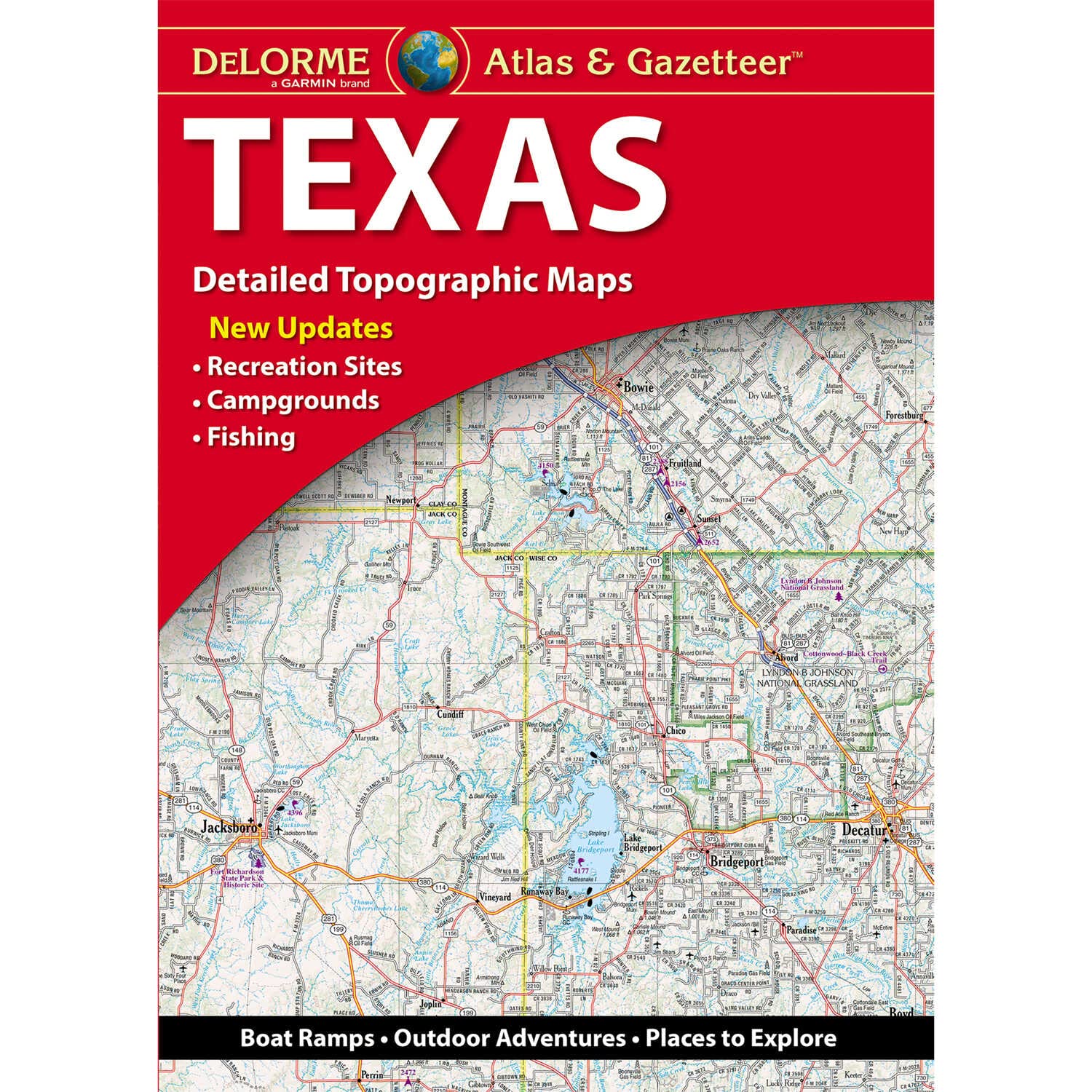 Texas Atlas & Gazetteer (Delorme Atlas & Gazetteer) used book depot