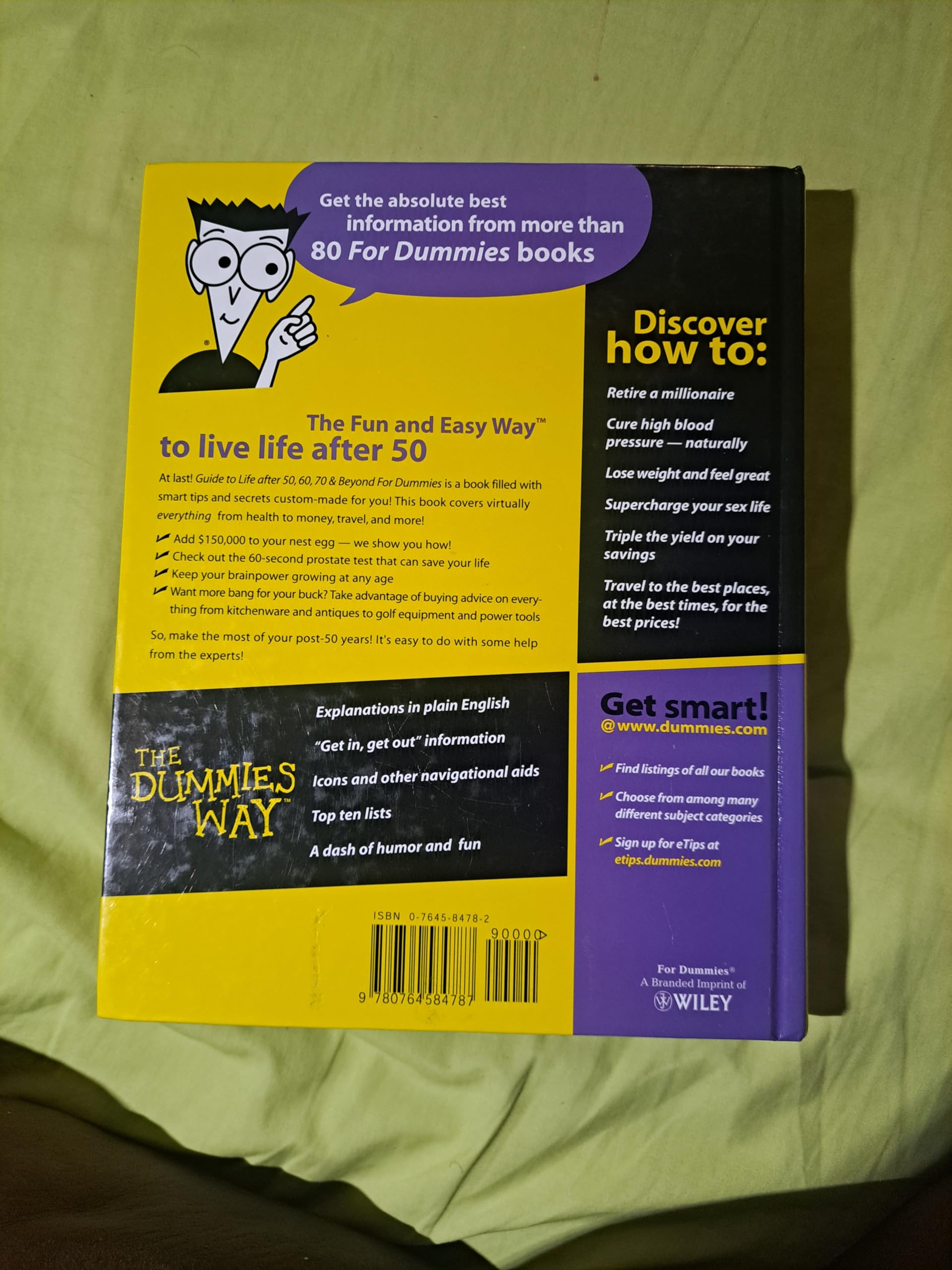 Guide to Life After 50, 60, 70 and Beyond for Dummies used book depot