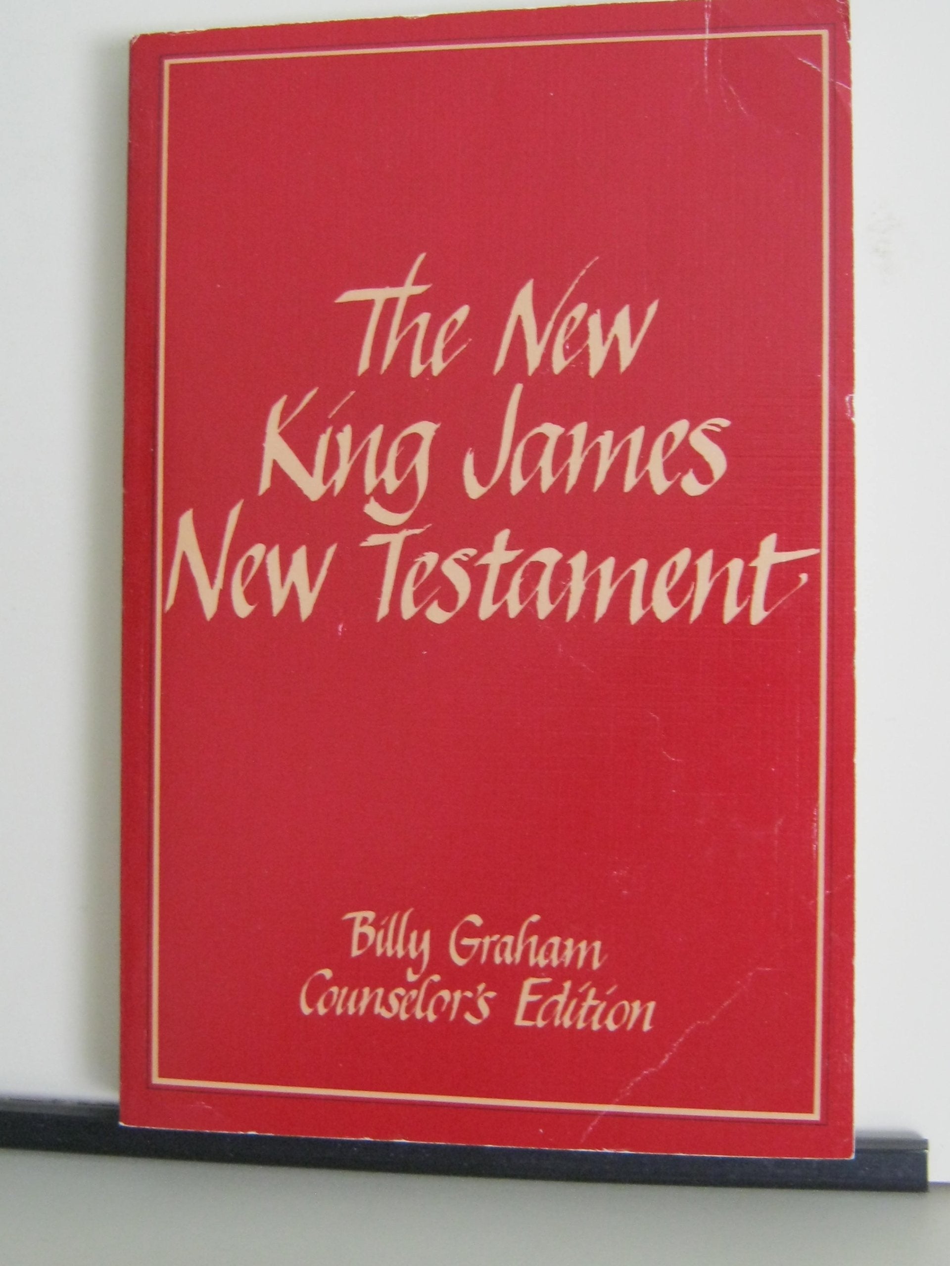 The New King James New Testament; Billy Graham Counselor's Edition used book depot