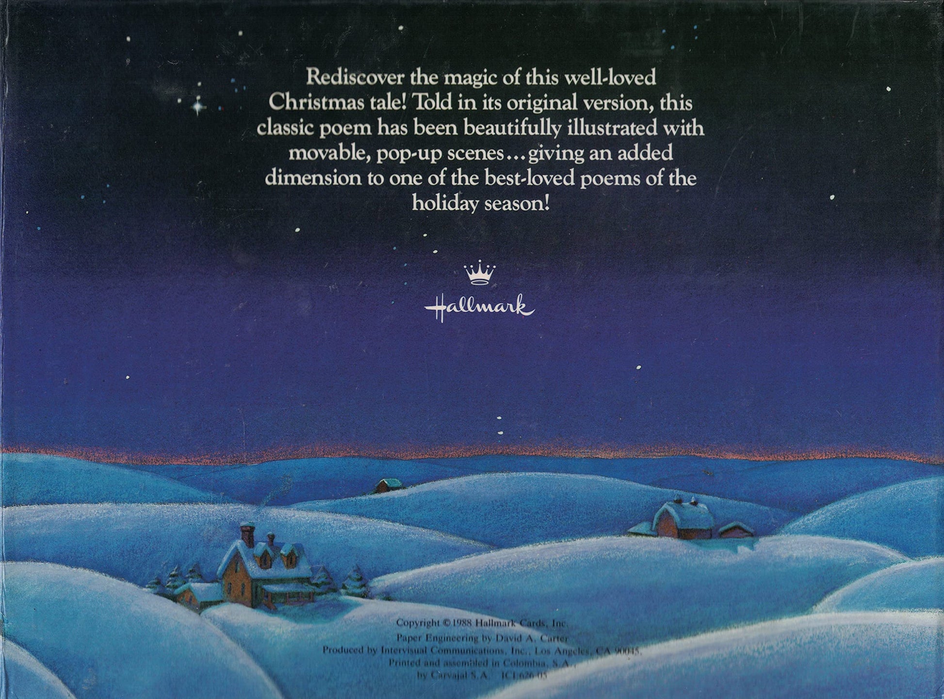 The Night Before Christmas: A Hallmark Pop-up Book used book depot
