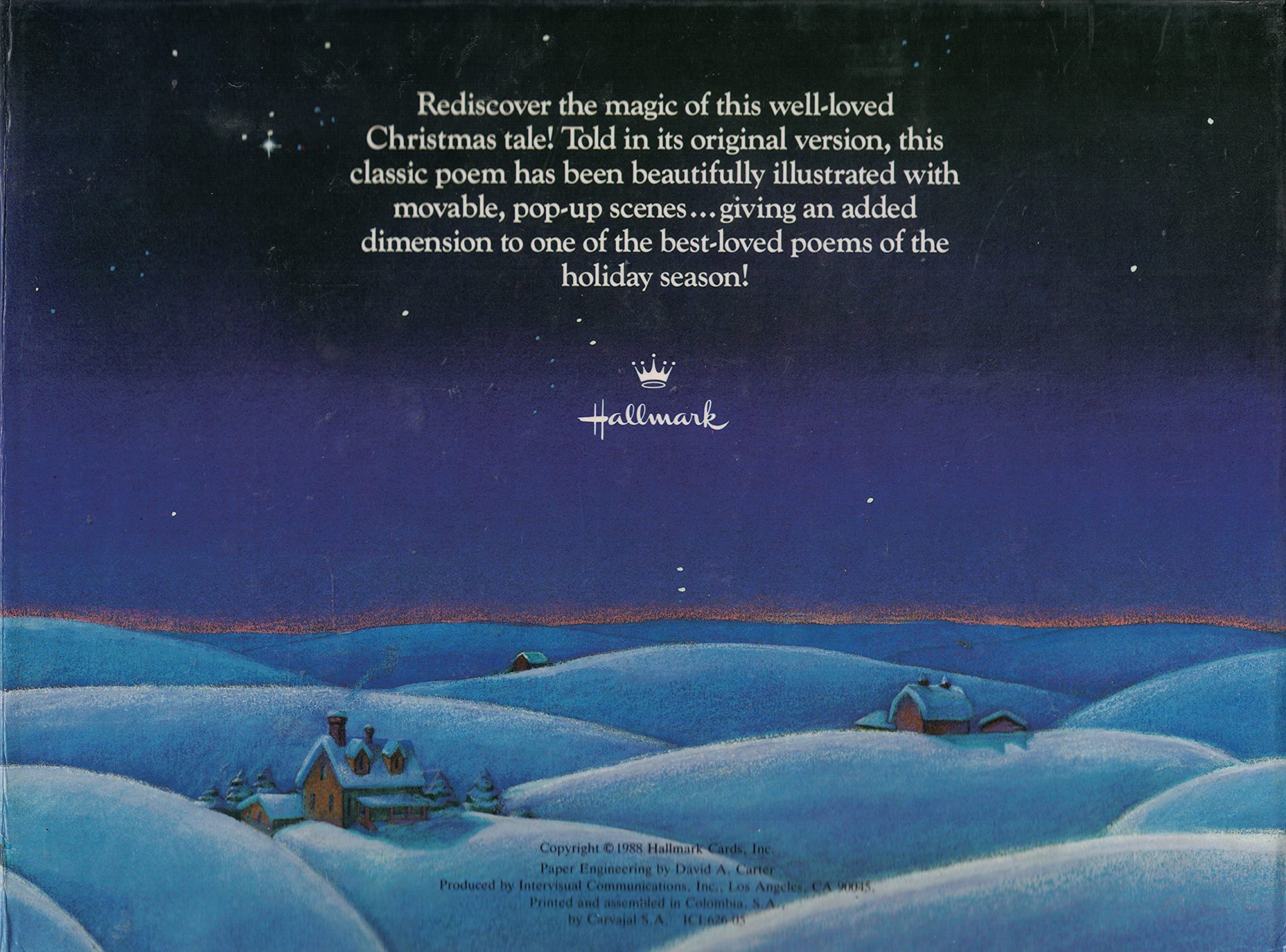 The Night Before Christmas: A Hallmark Pop-up Book used book depot
