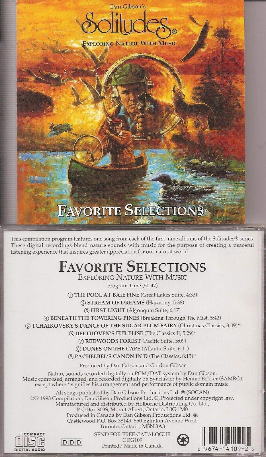 Dan Gibson's Solitudes: Favorite Selections - Exploring Nature with Music used book depot