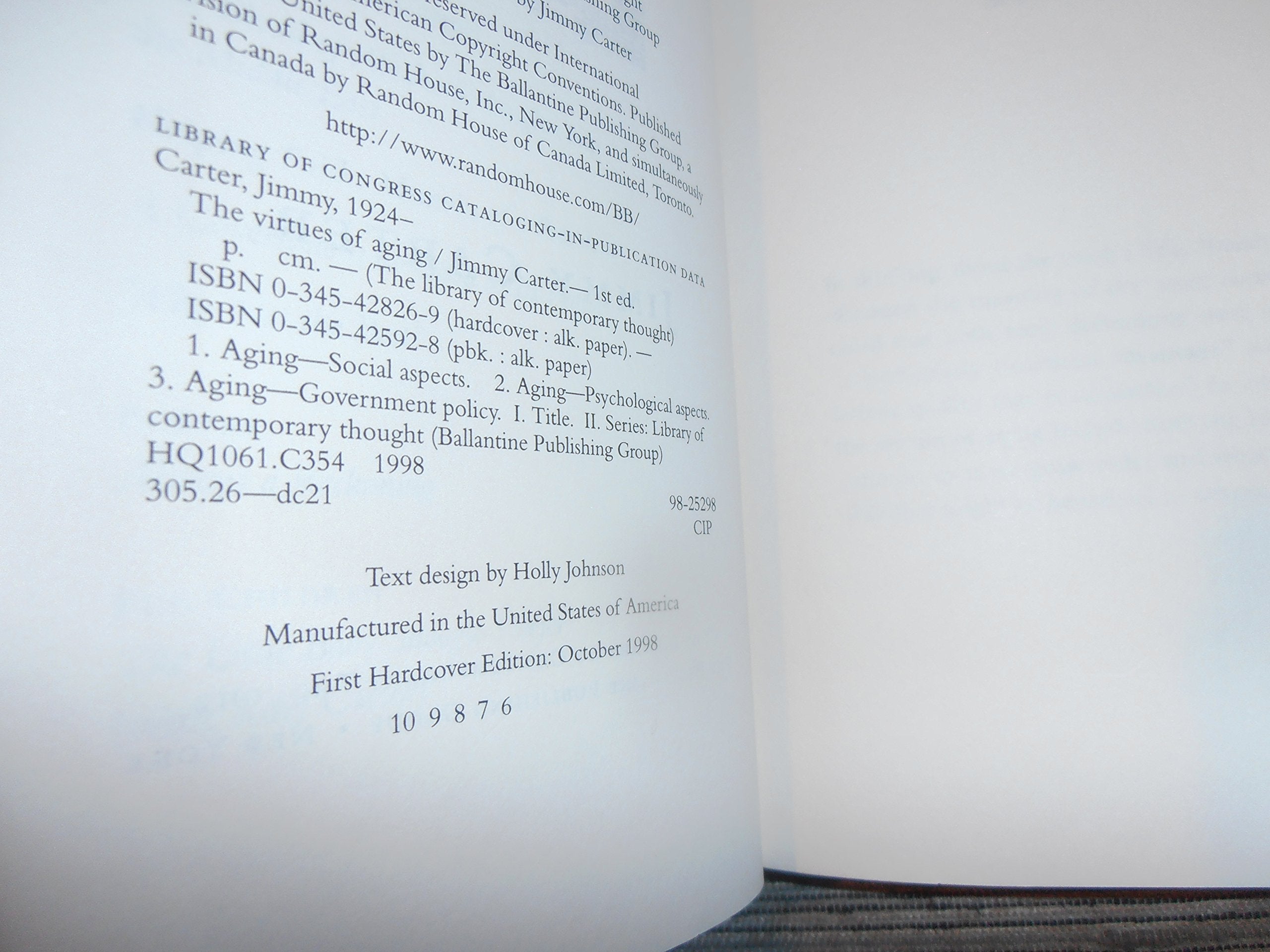 The Virtues of Aging (Library of Contemporary Thought)