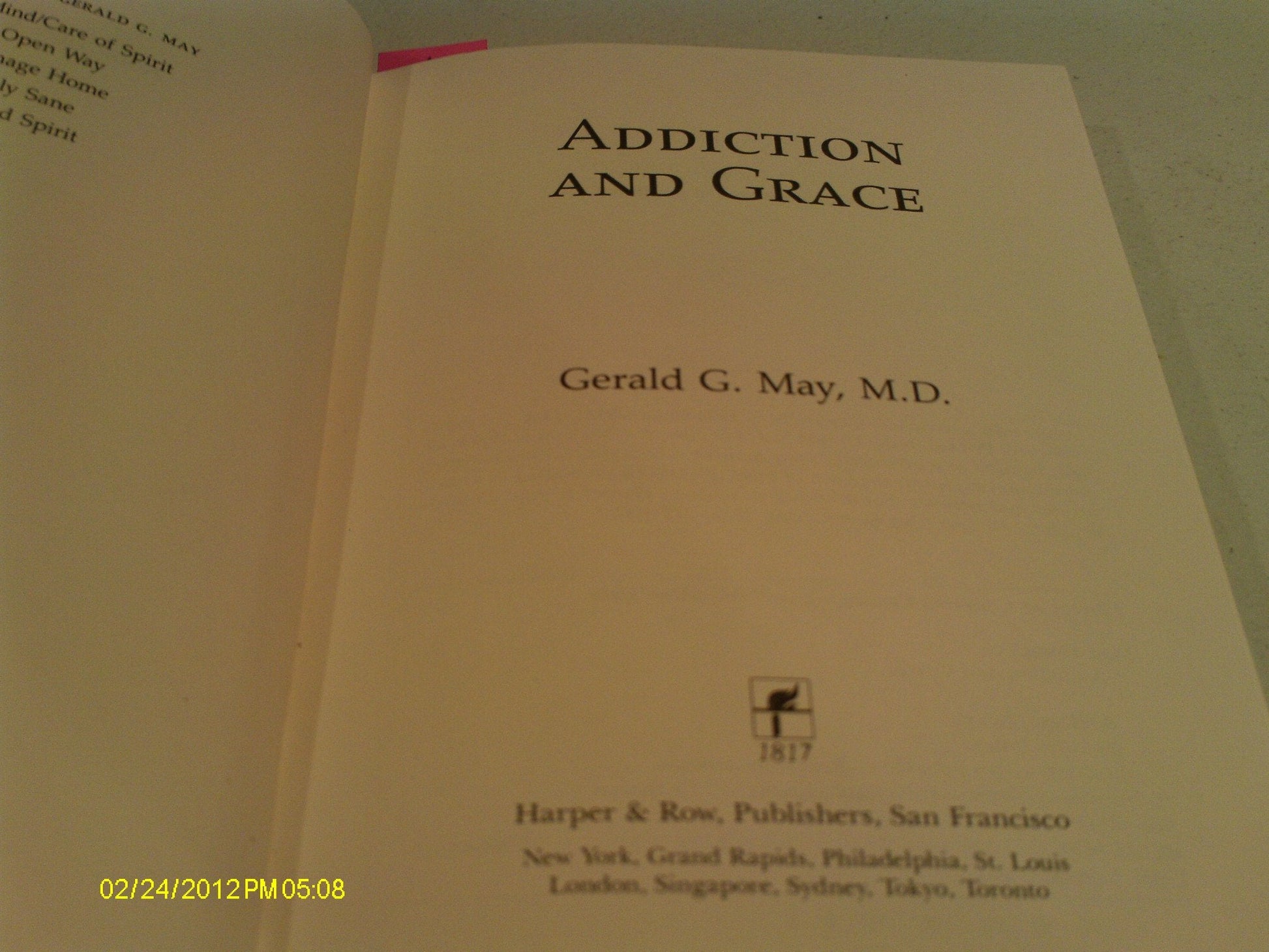 Addiction & Grace used book depot