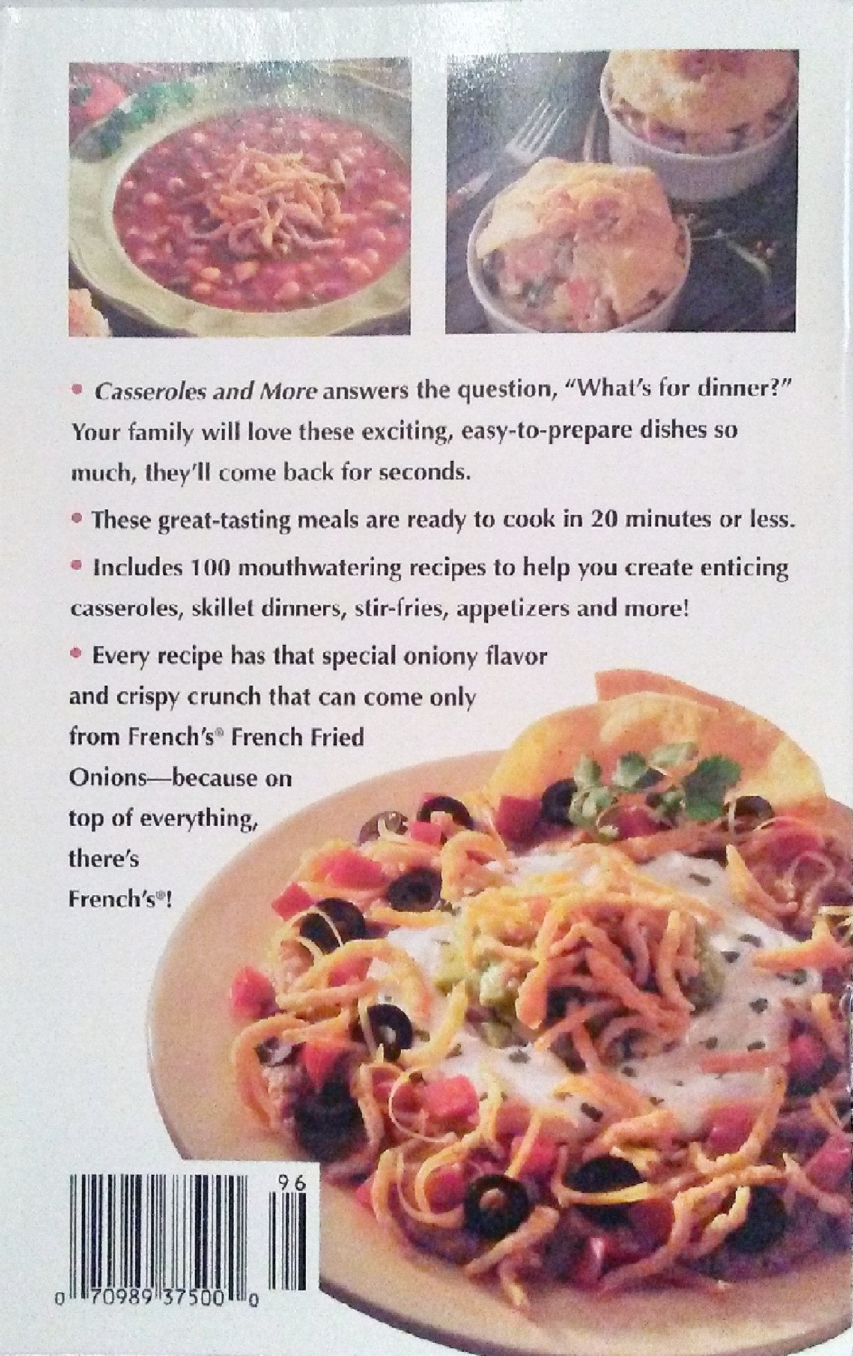 French s French Fried Onions Casseroles and More used book depot