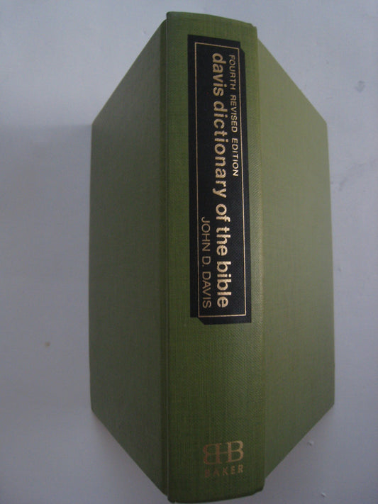 Davis Dictionary of the Bible Illustrated Davis, John D