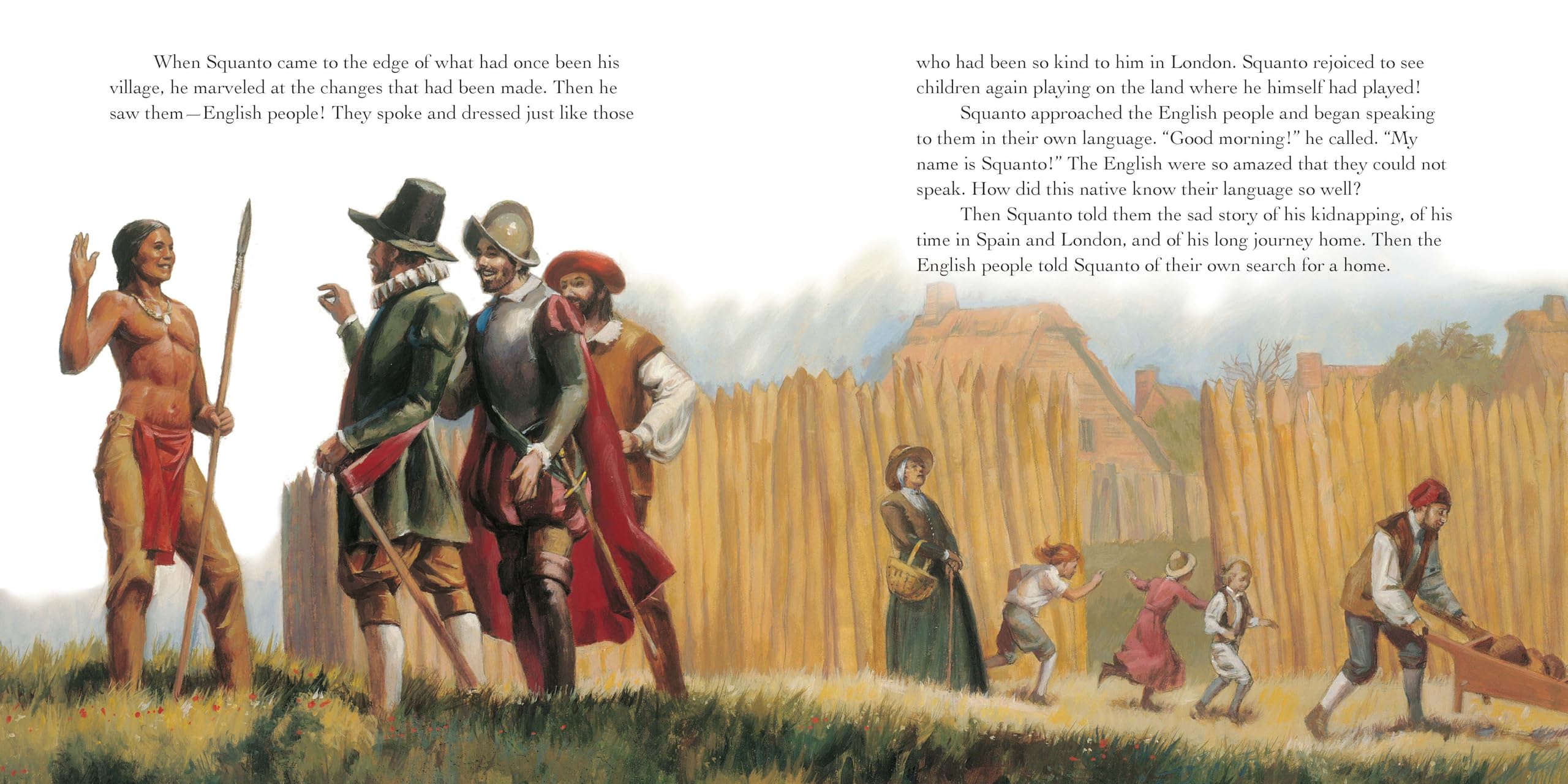 Squanto and the Miracle of Thanksgiving: A Harvest Story from Colonial America of How One Native American's Friendship Saved the Pilgrims used book depot