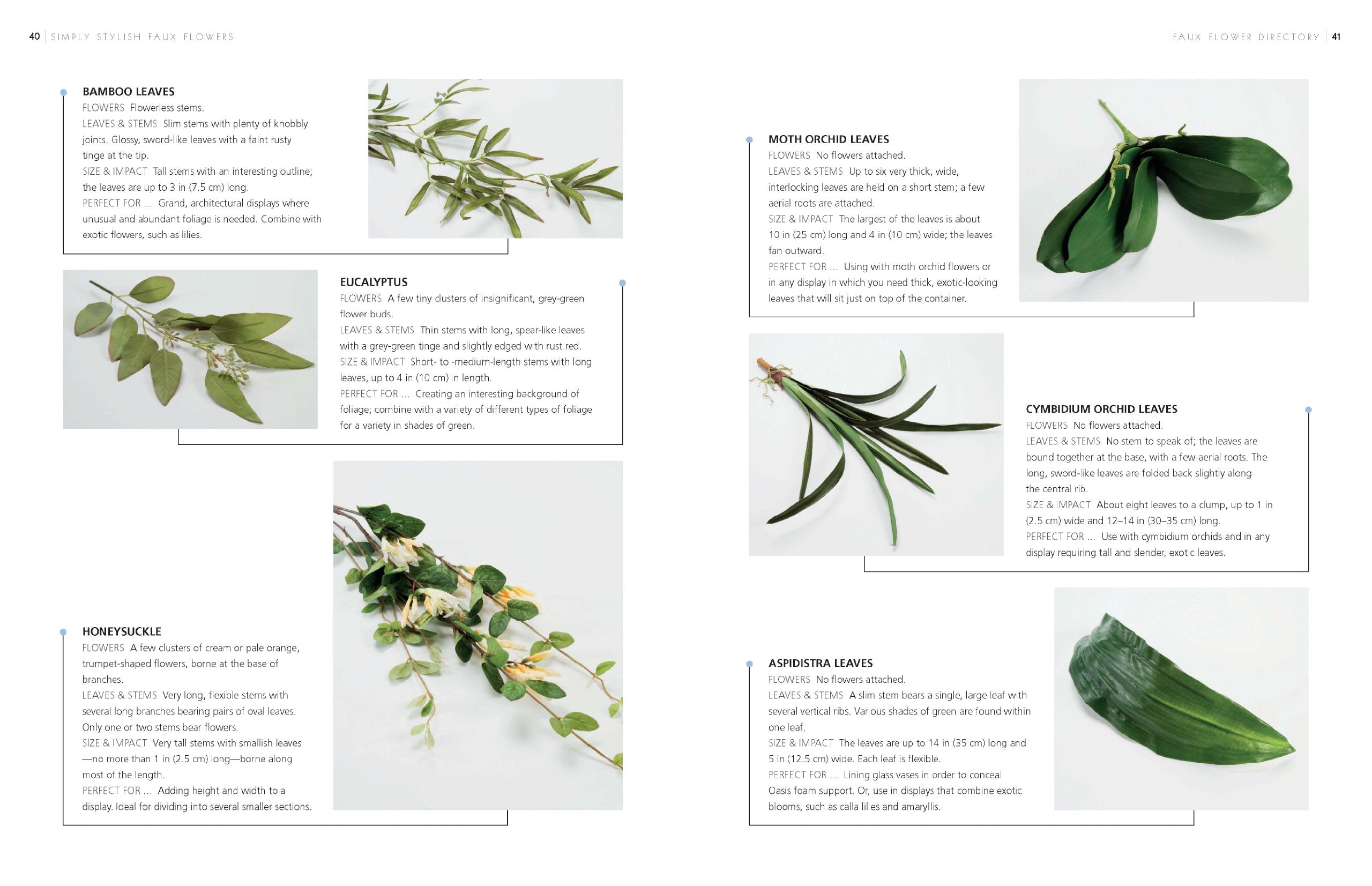 Simply Stylish Faux Flowers used book depot