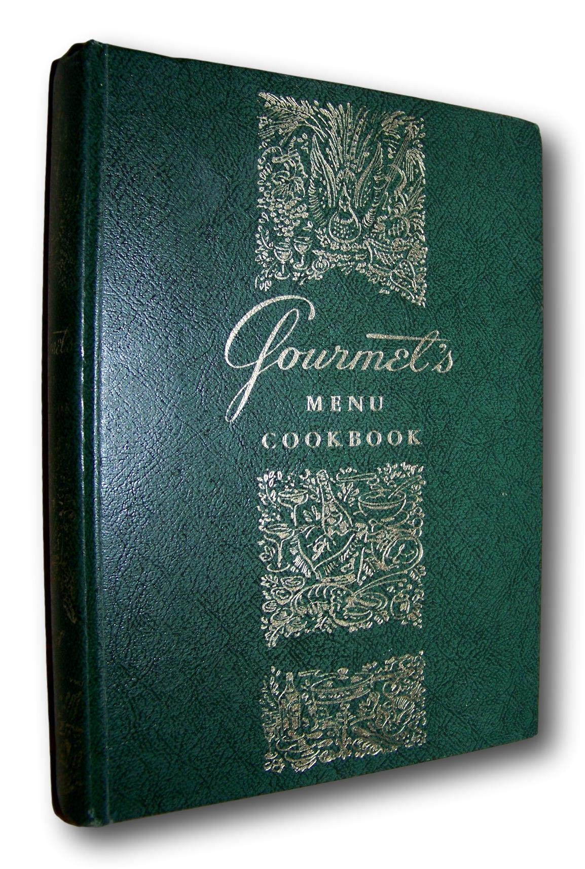 Rare Vintage Collectible - Gourmet's Menu Cookbook Hardcover 1963 Gourmet Books NY used book depot