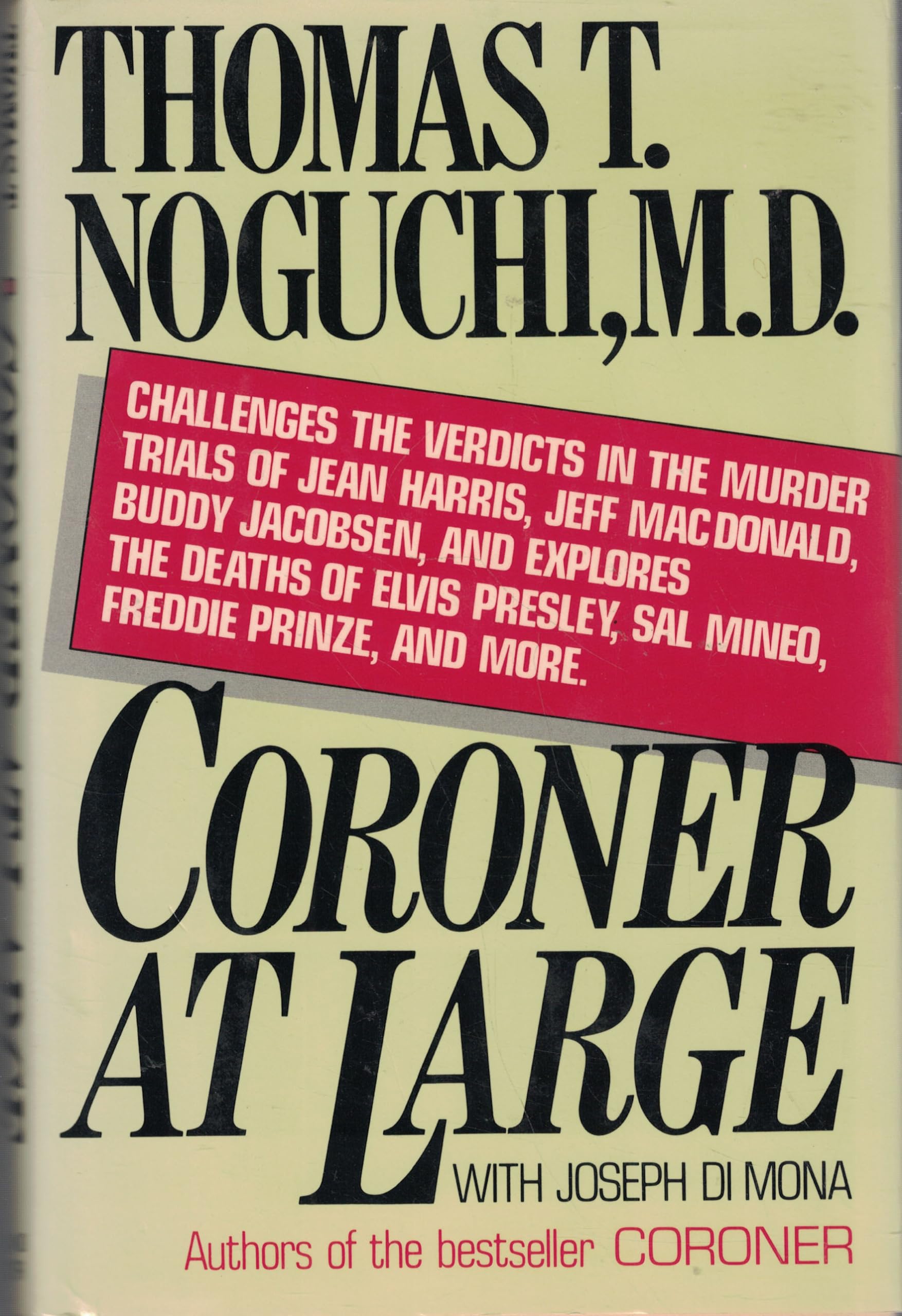 Coroner at Large used book depot
