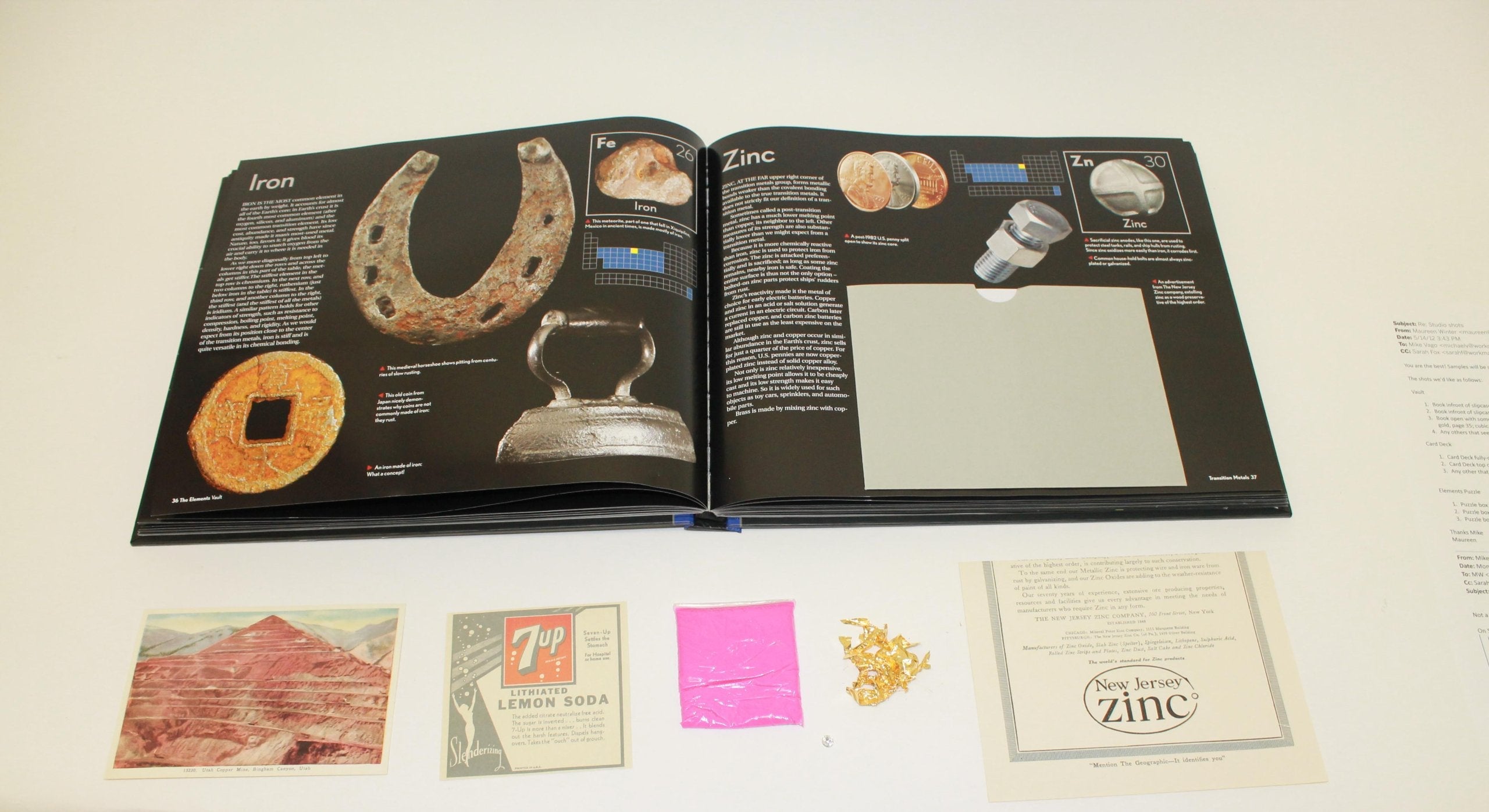 Theodore Gray's Elements Vault: Treasures of the Periodic Table with Removable Archival Documents and Real Element Samples - Including Pure Gold! used book depot