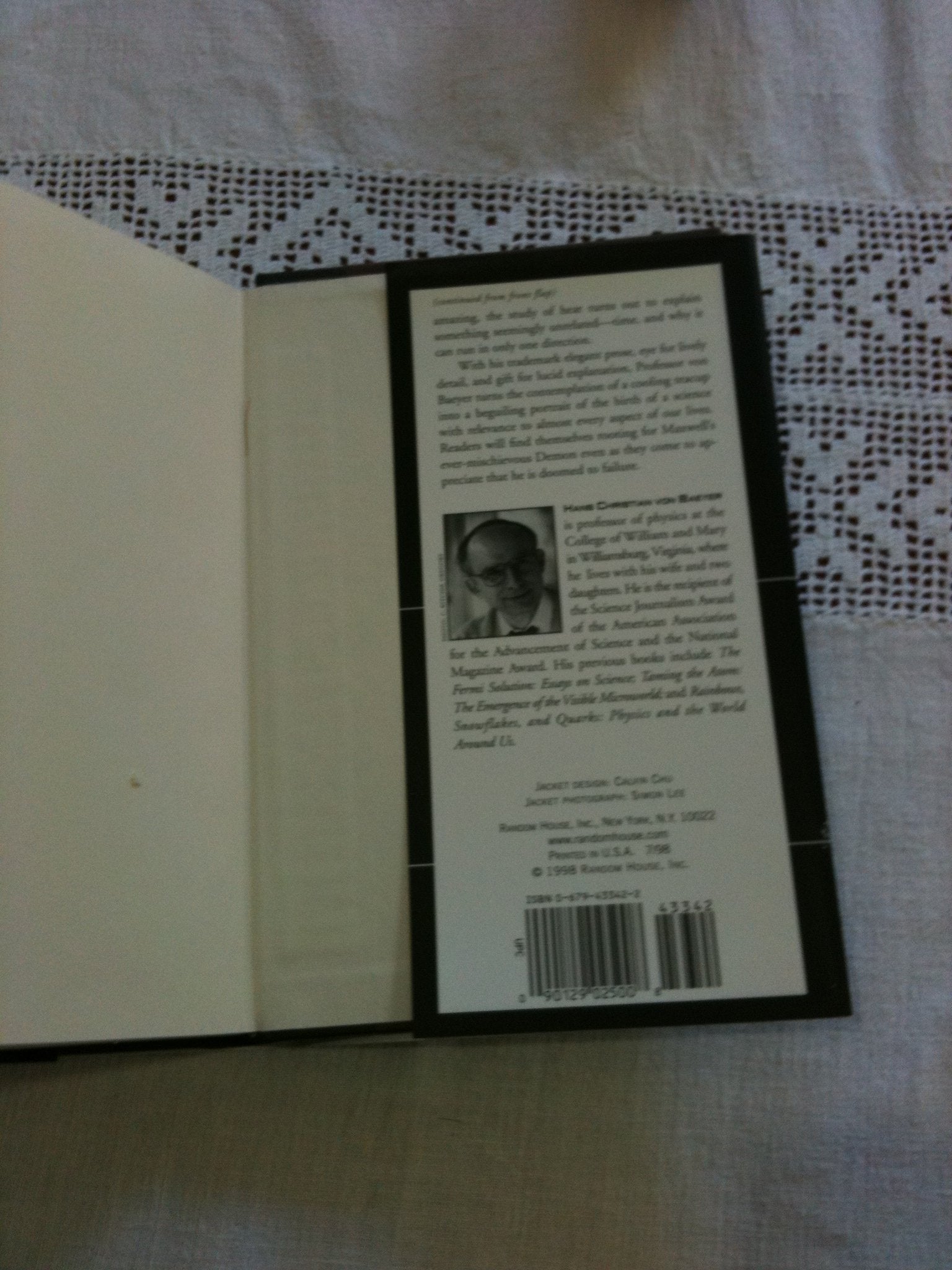 Maxwell's Demon: Why Warmth Disperses and Time Passes used book depot