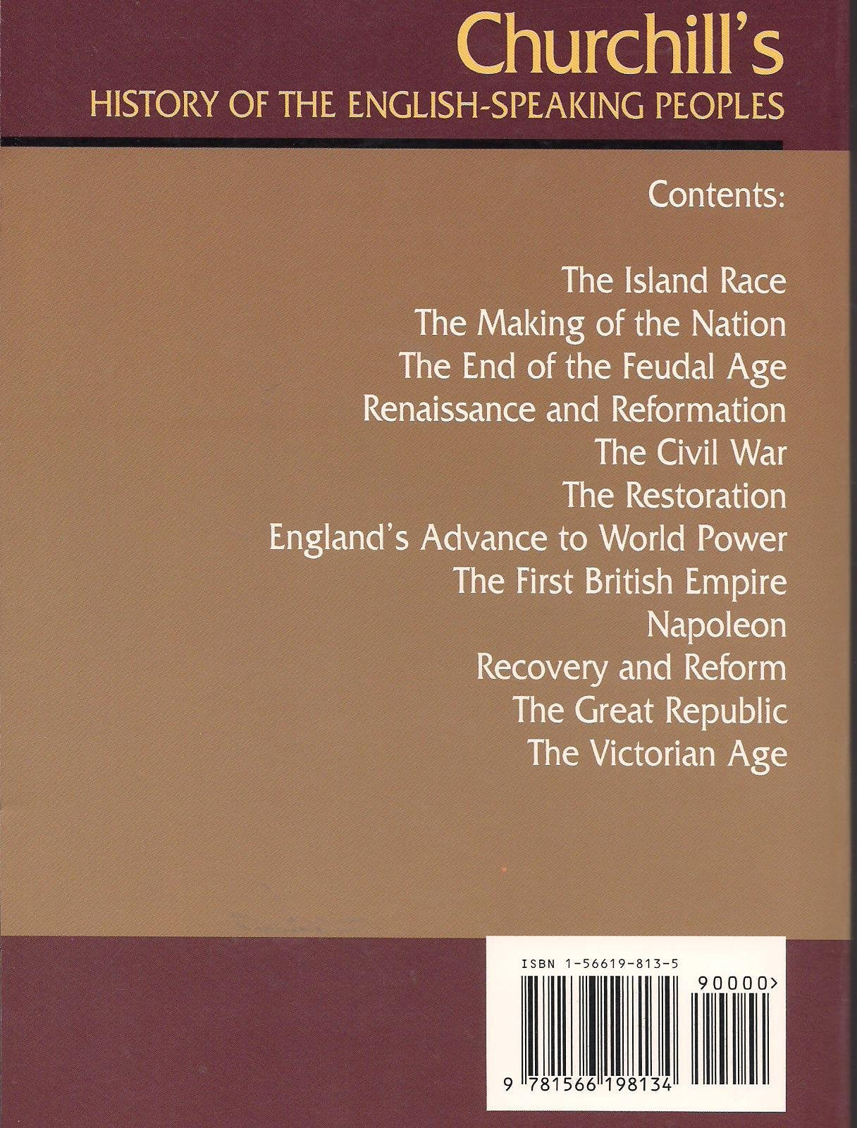 Churchill's History of the English-Speaking Peoples used book depot