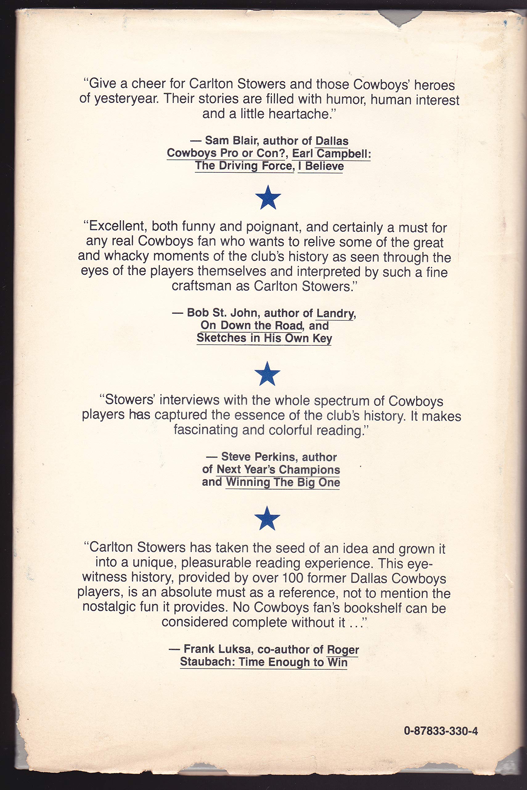 Journey to Triumph 110 Dallas Cowboys Tell Their Stories