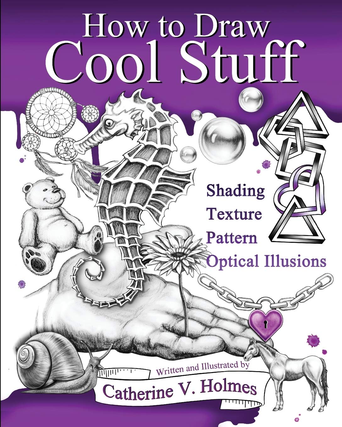 How to Draw Cool Stuff: Shading, Textures and Optical Illusions used book depot