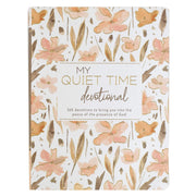 My Quiet Time Devotional - 365 Devotions for Women To Bring You Into The Peace Of The Presence of God Peach Floral Softcover Flexcover Gift Book w/Ribbon Marker used book depot