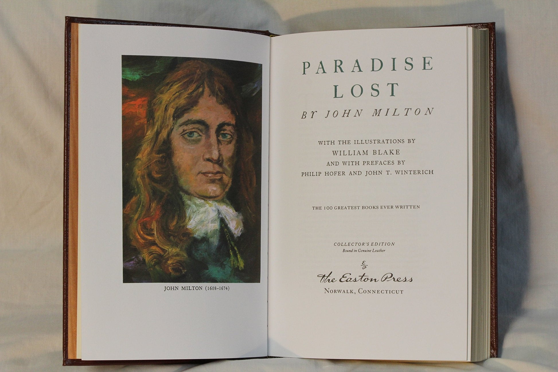 Paradise Lost (The 100 Greatest Books Ever Written) used book depot