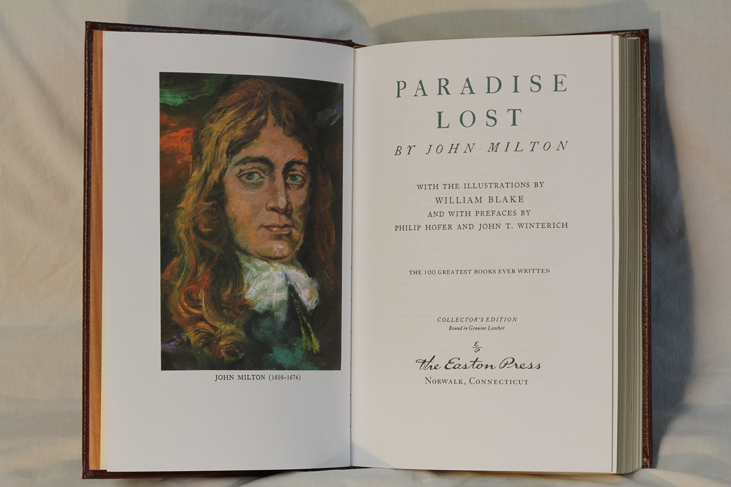 Paradise Lost (The 100 Greatest Books Ever Written) used book depot