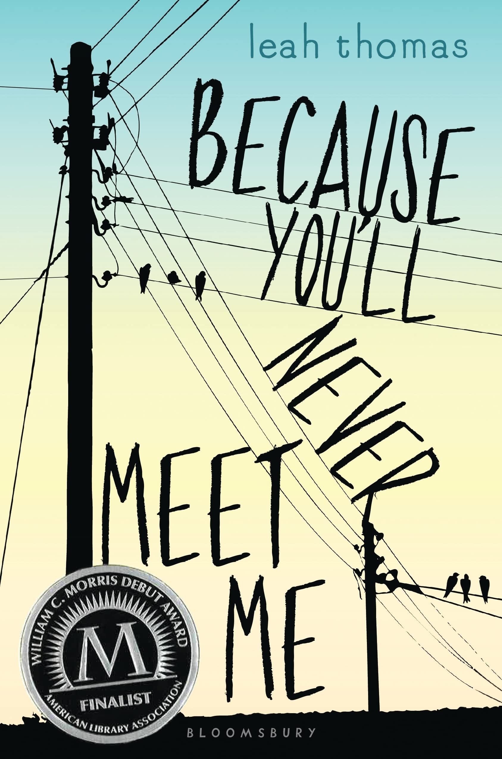 Because You'll Never Meet Me used book depot