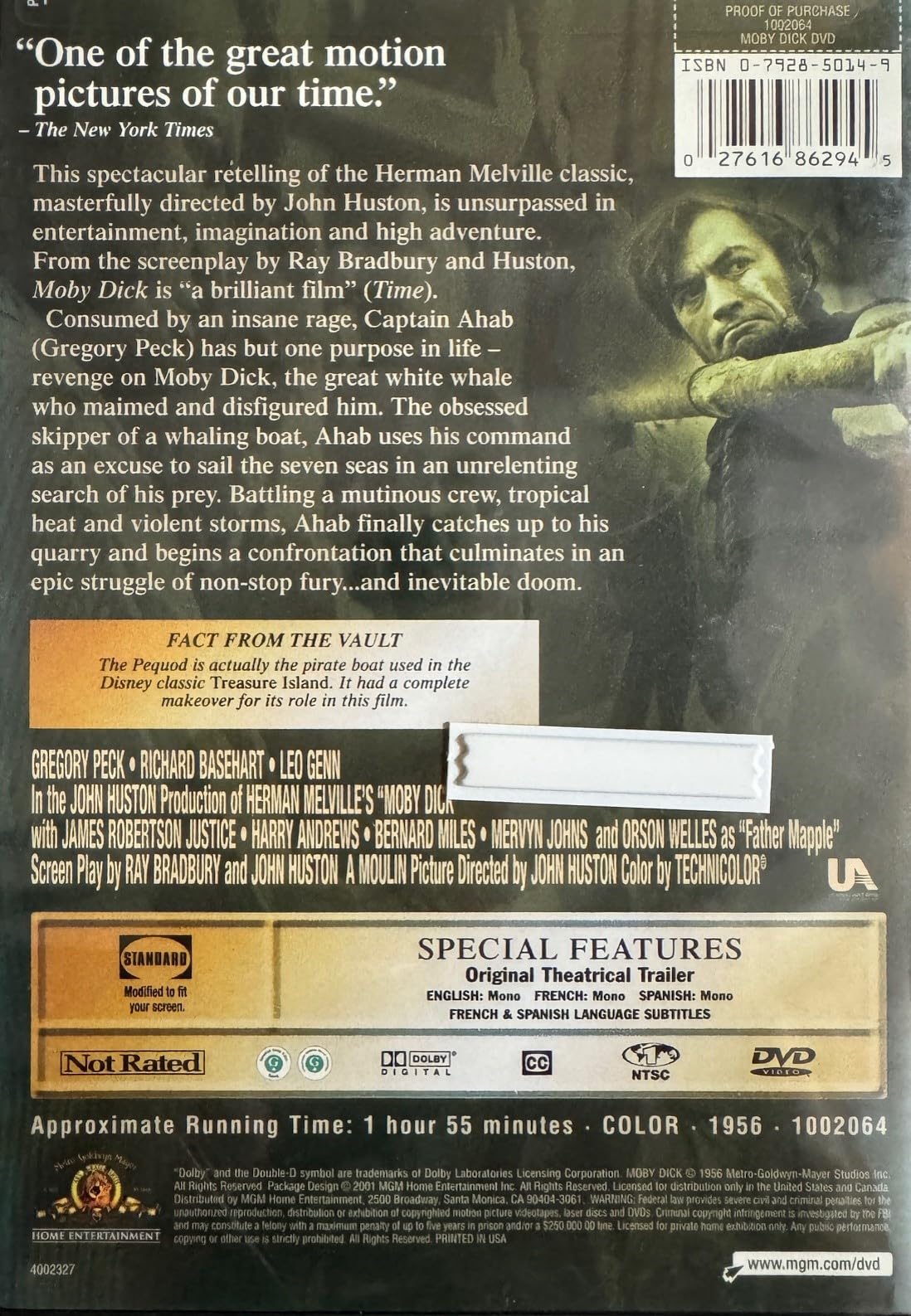 Moby Dick [DVD] used book depot