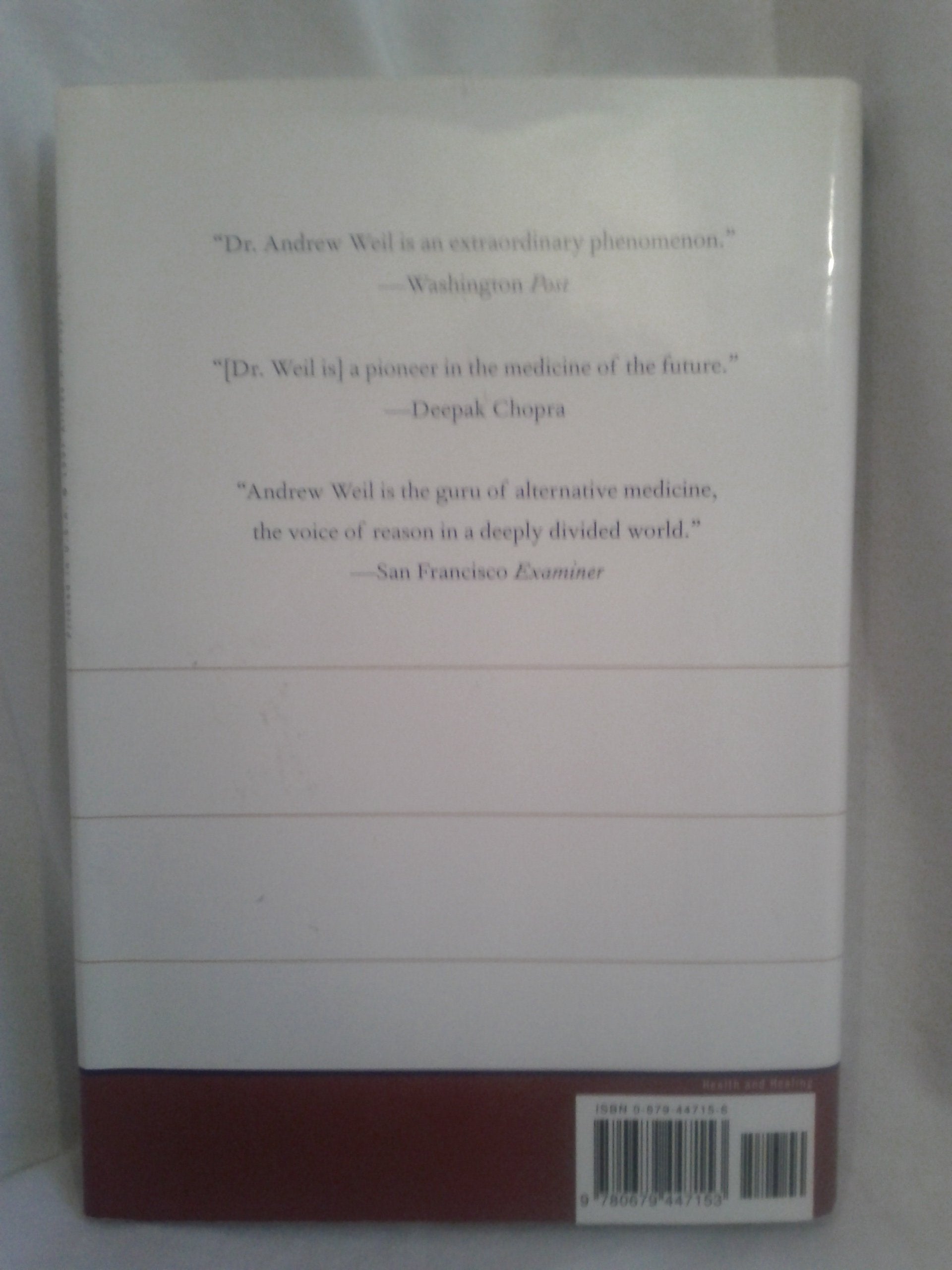 Eight Weeks to Optimum Health used book depot