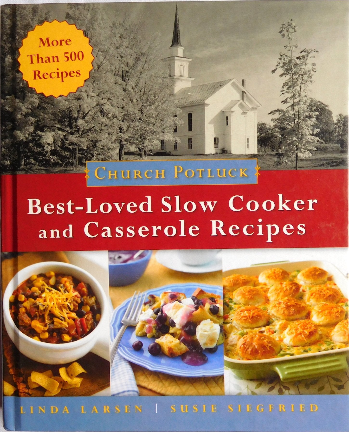 Church Potluck BEST LOVED SLOW COOKER and casserole recipes used book depot