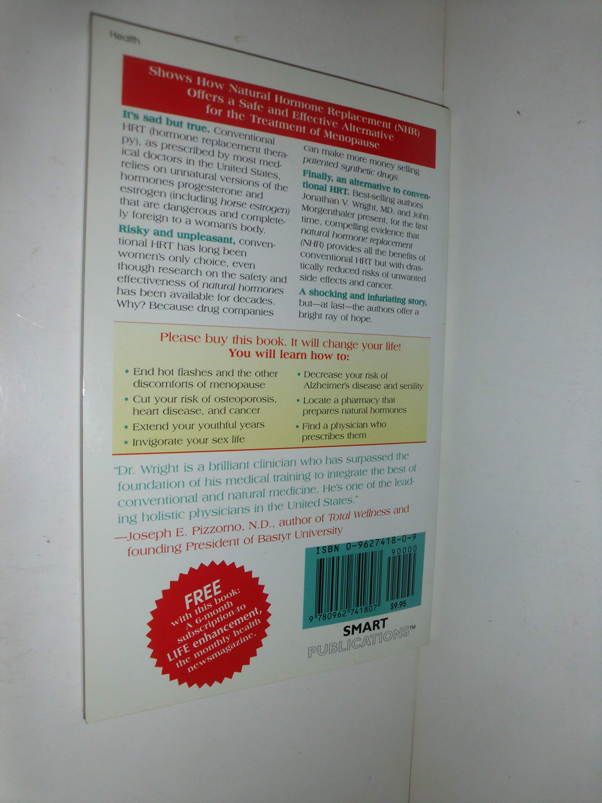Natural Hormone Replacement for Women over 45 used book depot
