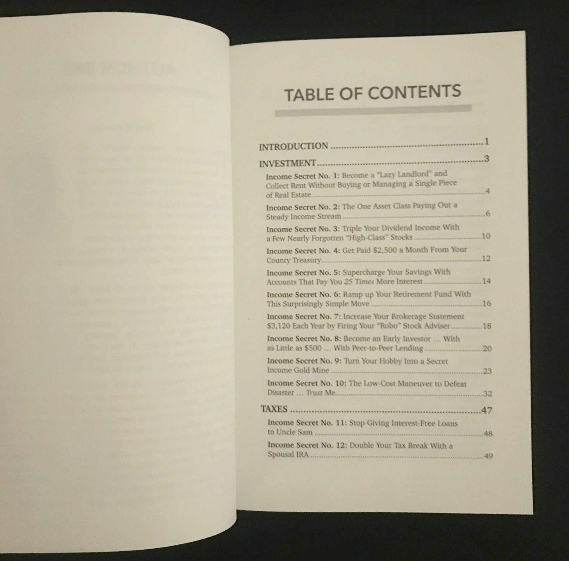 Endless Income : 50 Secrets to a Happier, Richer L used book depot