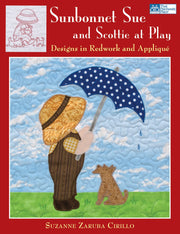 Sunbonnet Sue and Scottie at Play: Designs in Redwork and Applique used book depot