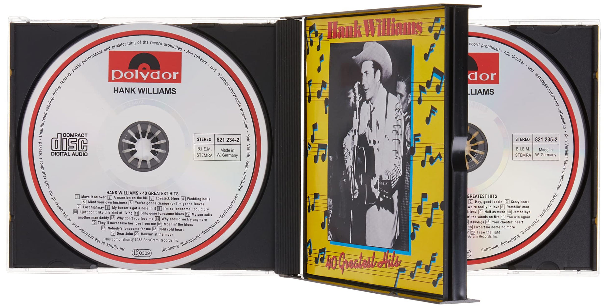 Hank Williams - 40 Greatest Hits used book depot