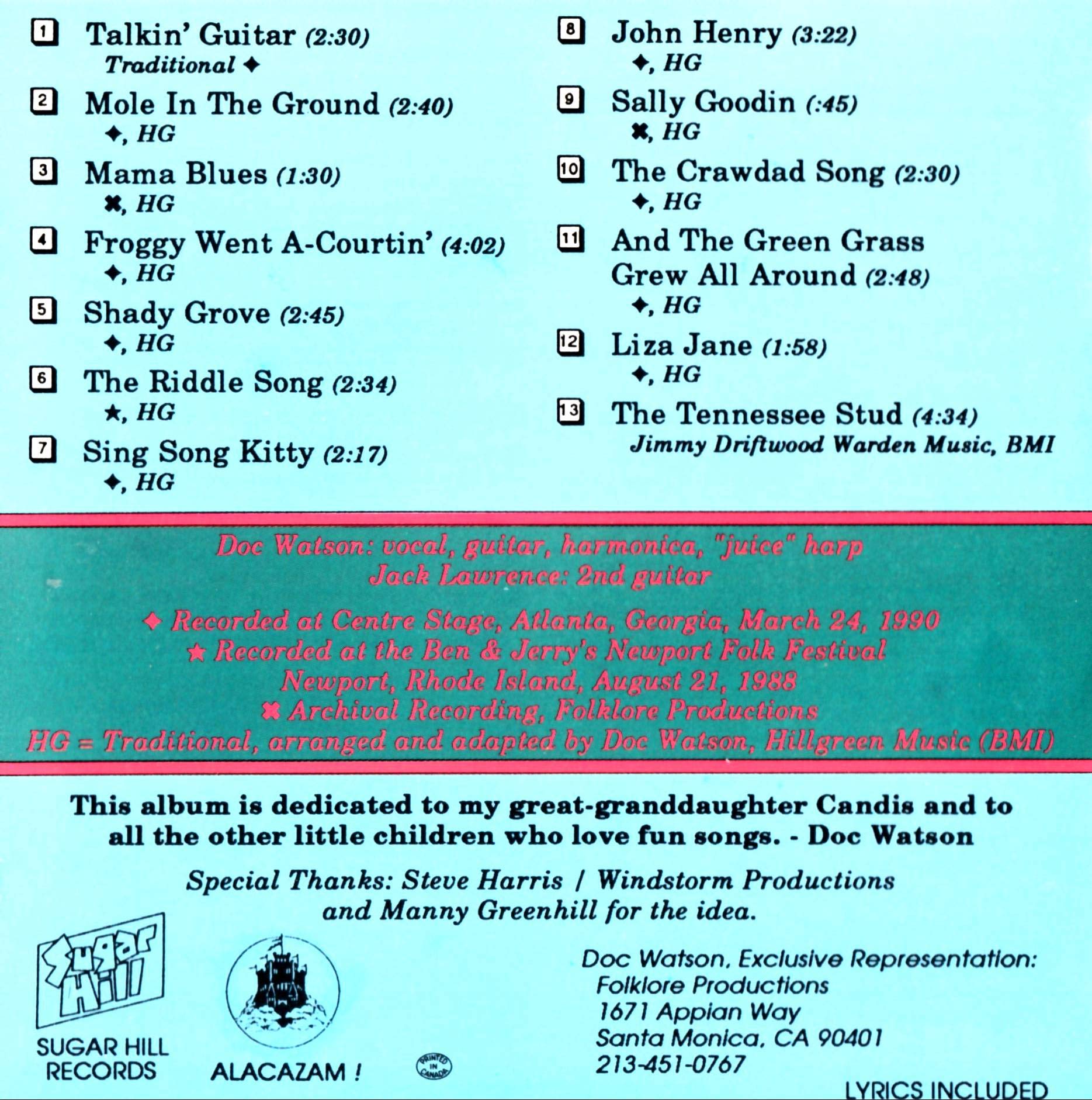 Songs for Little Pickers