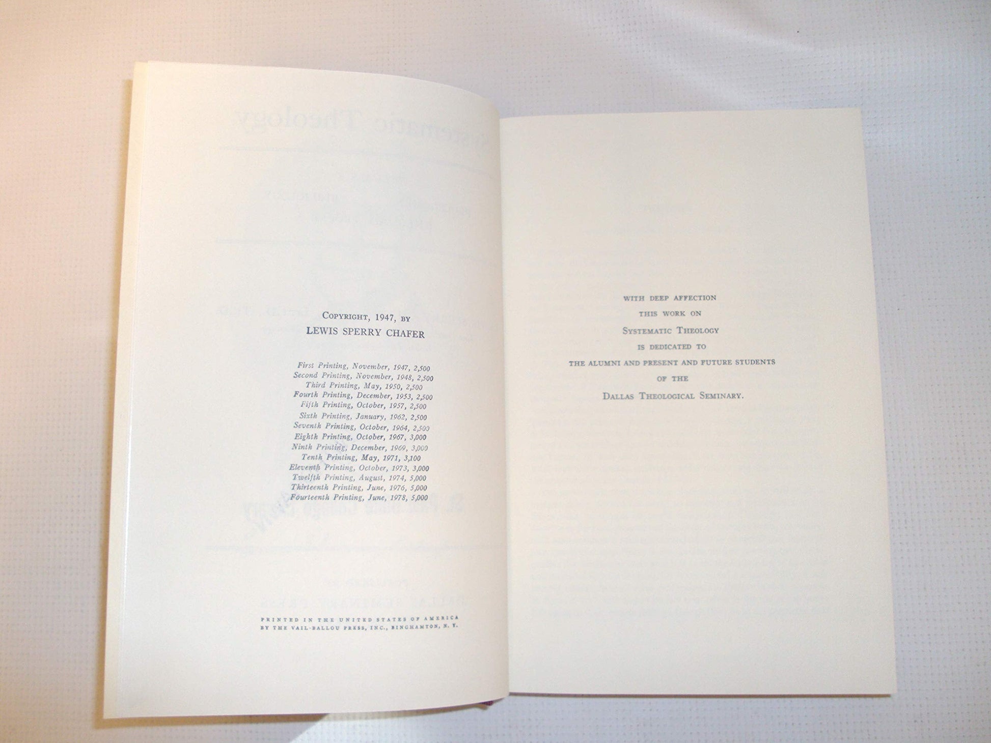 Systematic theology used book depot