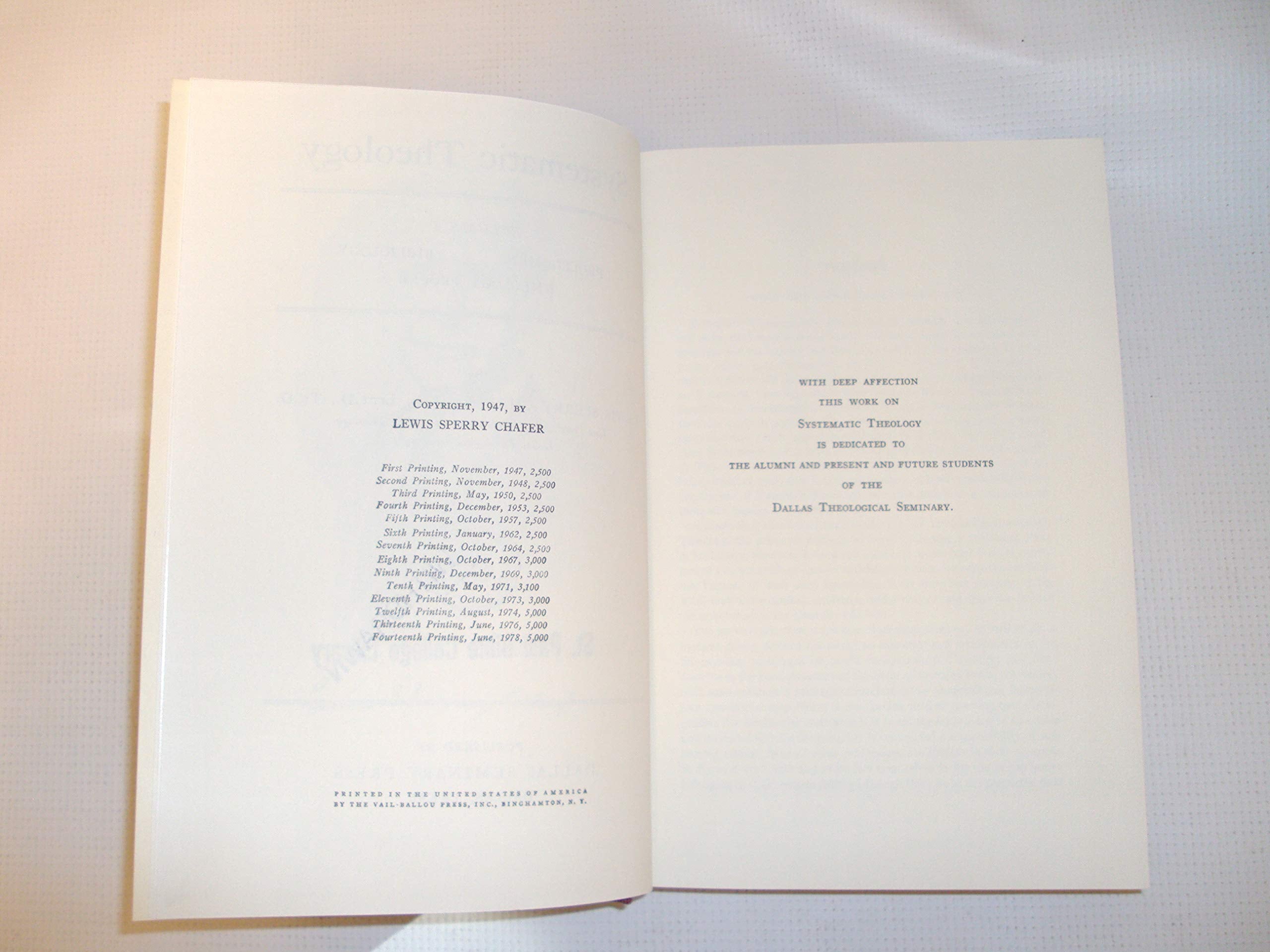 Systematic theology used book depot