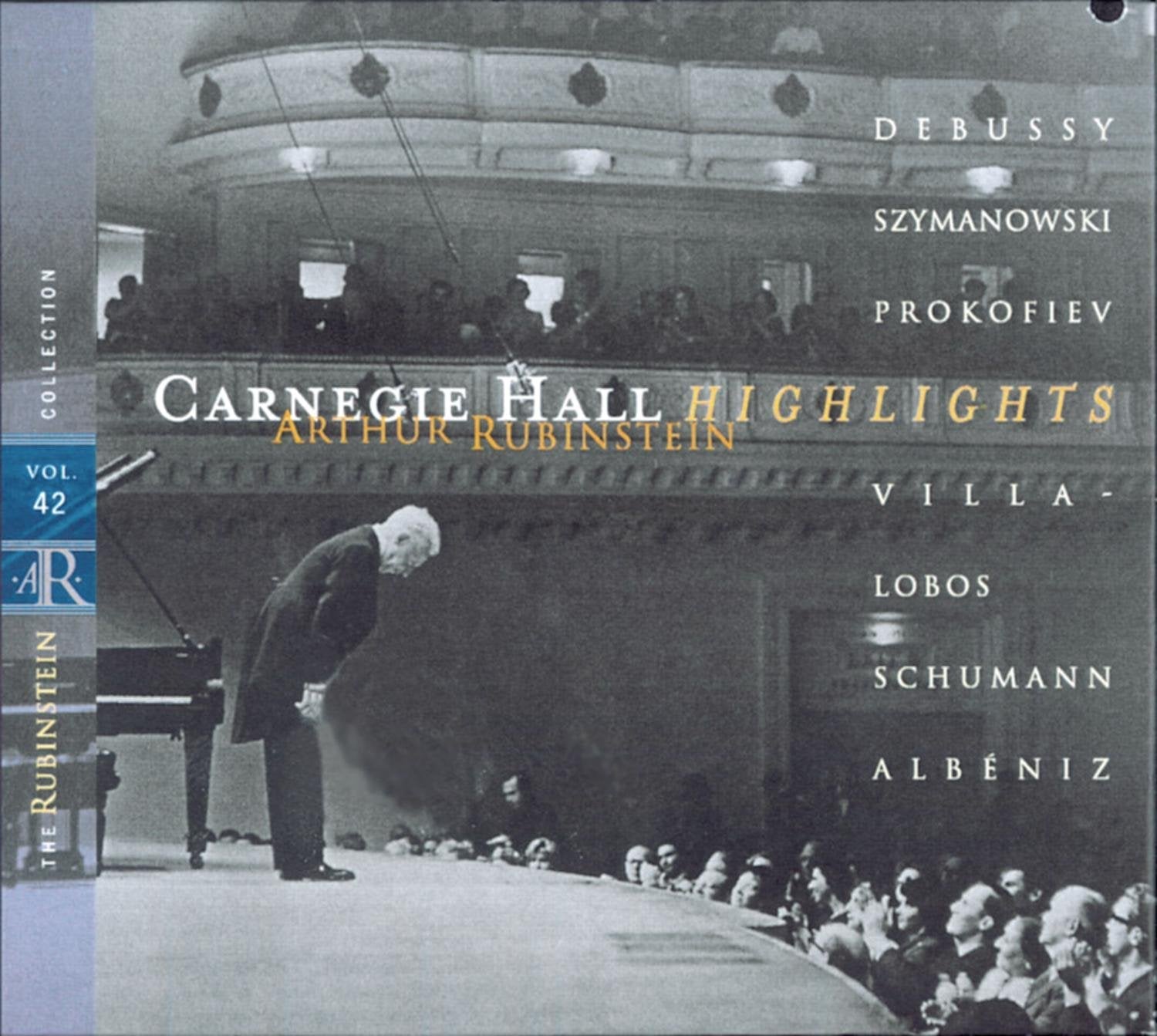 Rubinstein Collection, Vol. 42: Live at Carnegie Hall: Debussy, Szymanowski, Prokofiev, Villa-Lobos, Schumann, Albéniz used book depot