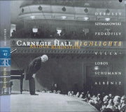 Rubinstein Collection, Vol. 42: Live at Carnegie Hall: Debussy, Szymanowski, Prokofiev, Villa-Lobos, Schumann, Albéniz used book depot