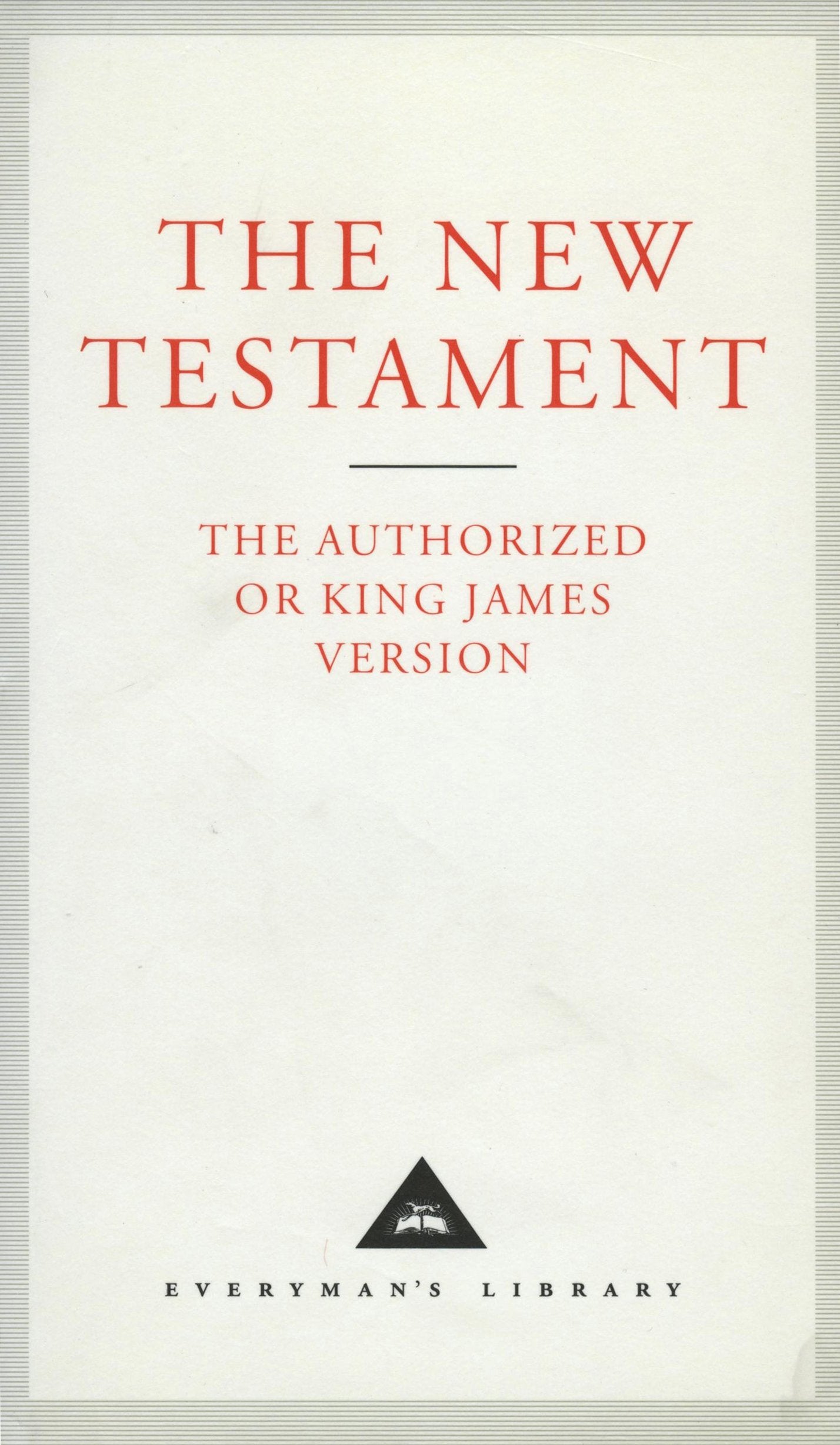 New Testament: The King James/Authorised Version