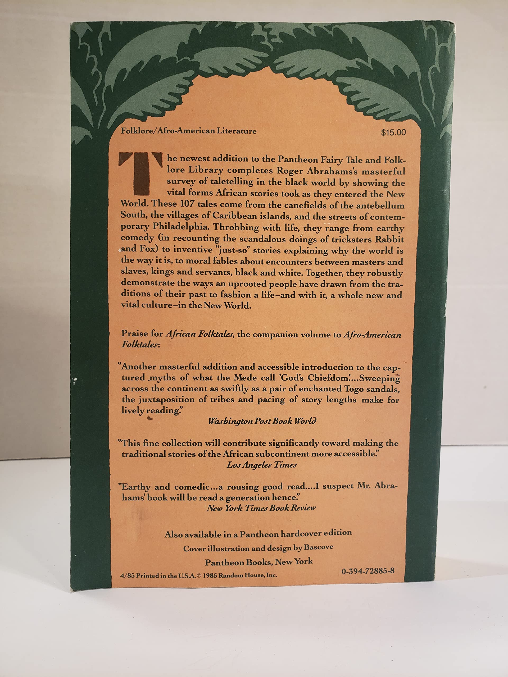 Afro-American Folktales used book depot
