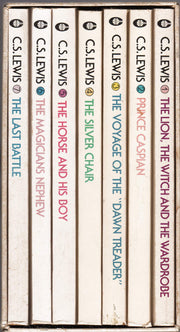 Boxed Set -- The Chronicles of Narnia by C.S. Lewis (First Collier Books Edition) used book depot