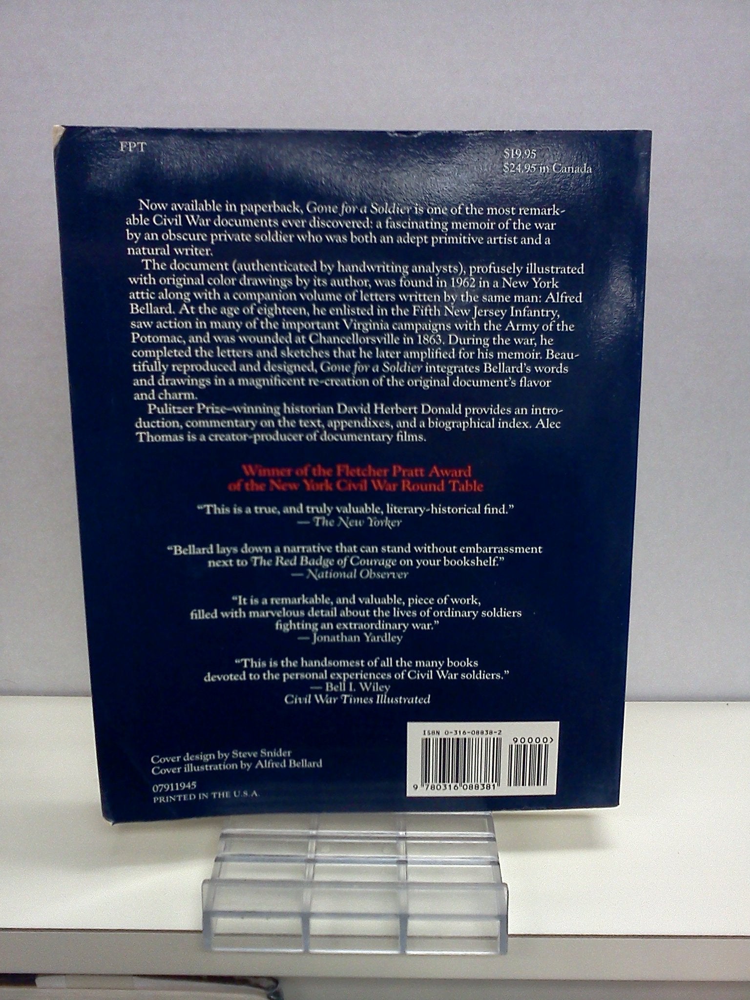 Gone for a Soldier: The Civil War Memoirs of Private Alfred Bellard used book depot