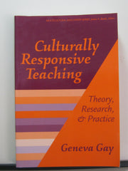 Culturally Responsive Teaching : Theory, Research, and Practice (Multicultural Education Series, No. 8) used book depot