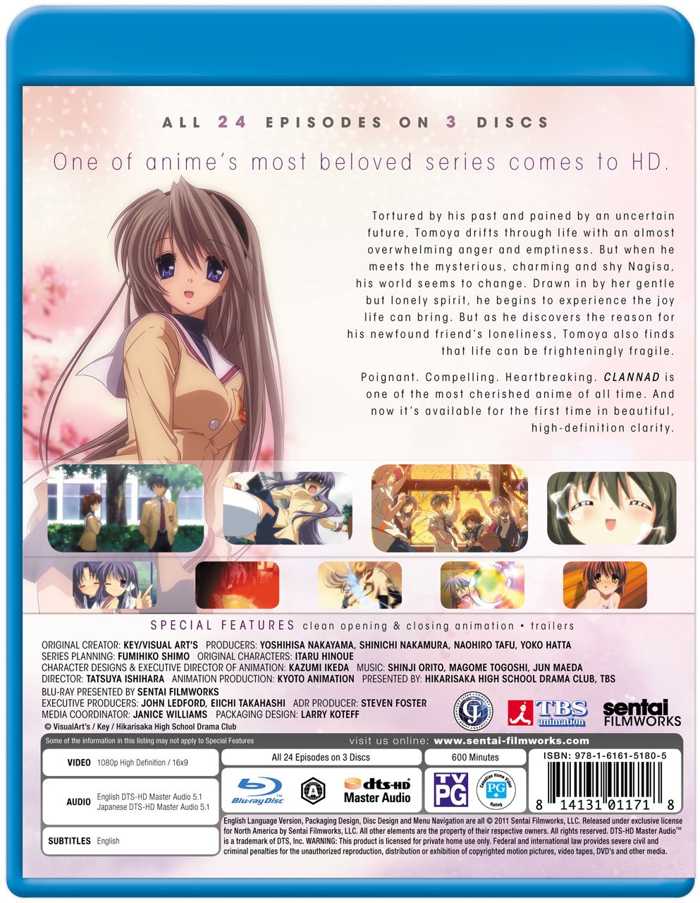 Clannad: Complete first season [Blu-ray] used book depot